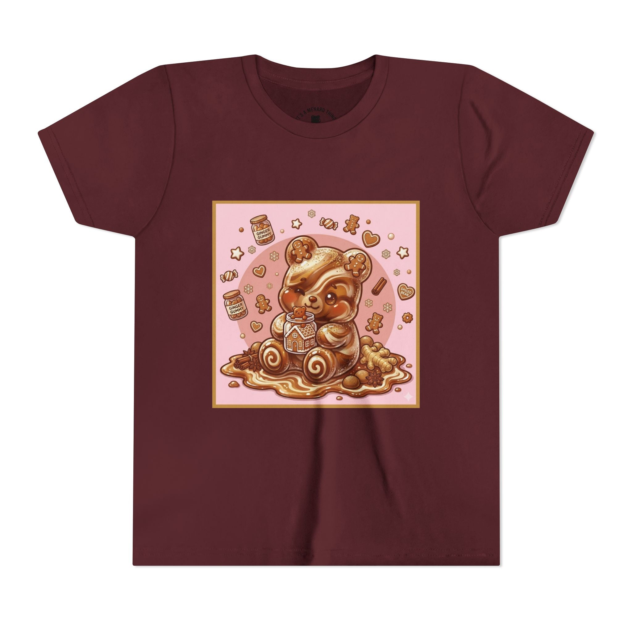 Gooey Gummy Bear Ginger Bread Graphic Youth T-Shirt