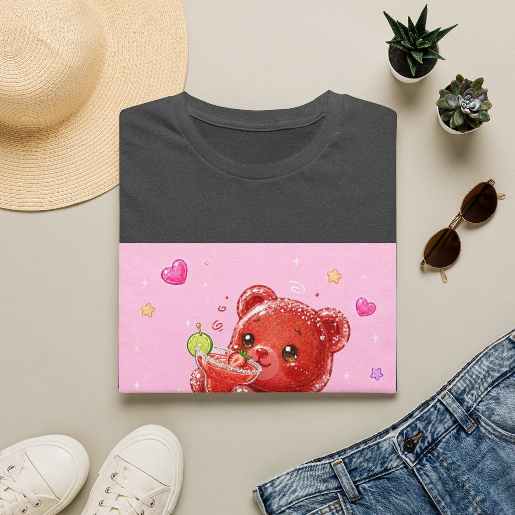 Yummy Strawberry Daiquiri, Red Oozy Boozy Gummy Drinking Pal- Graphic Shirt