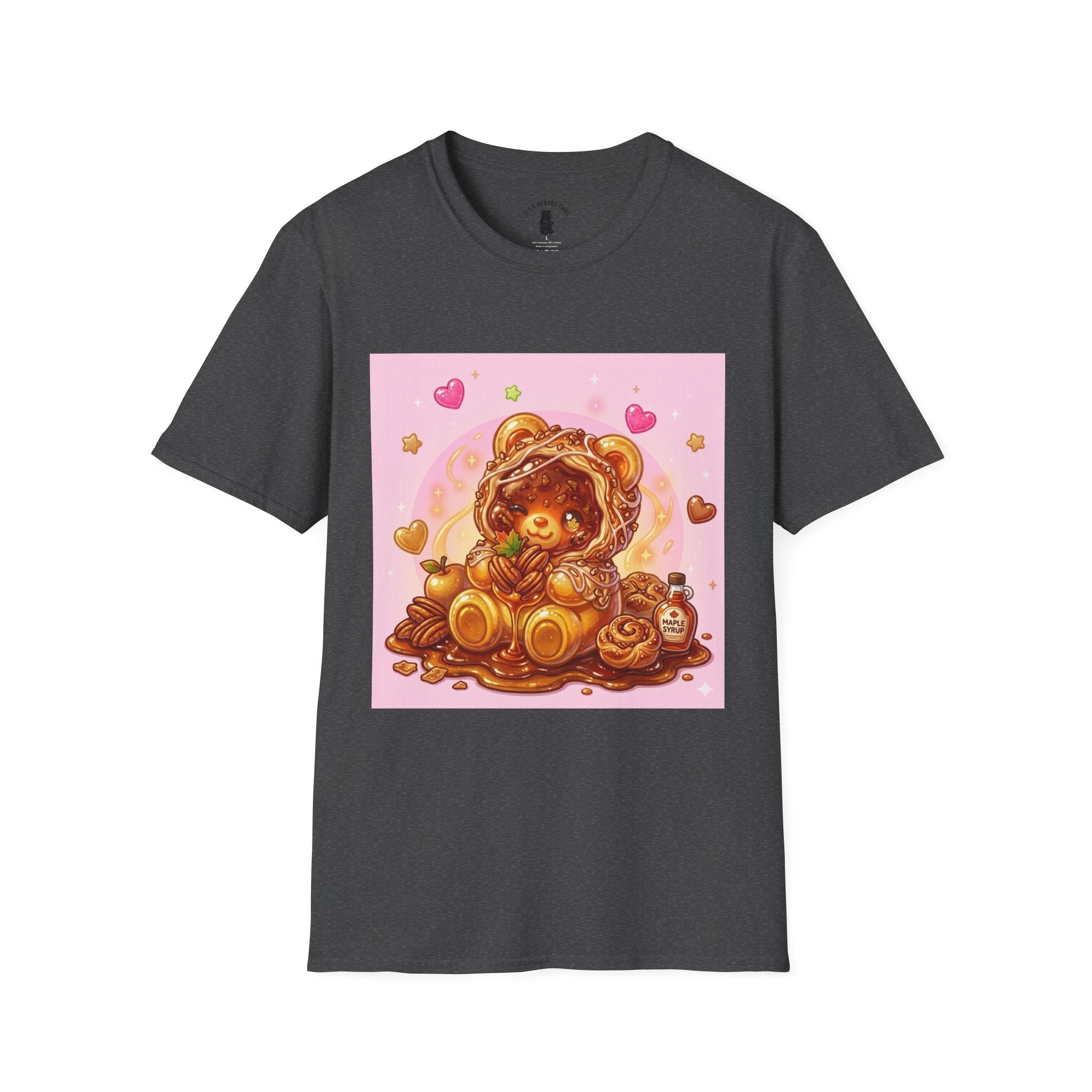 Maple Pecan Danish Gooey Gummy Bear — Kawaii Graphic T-Shirt