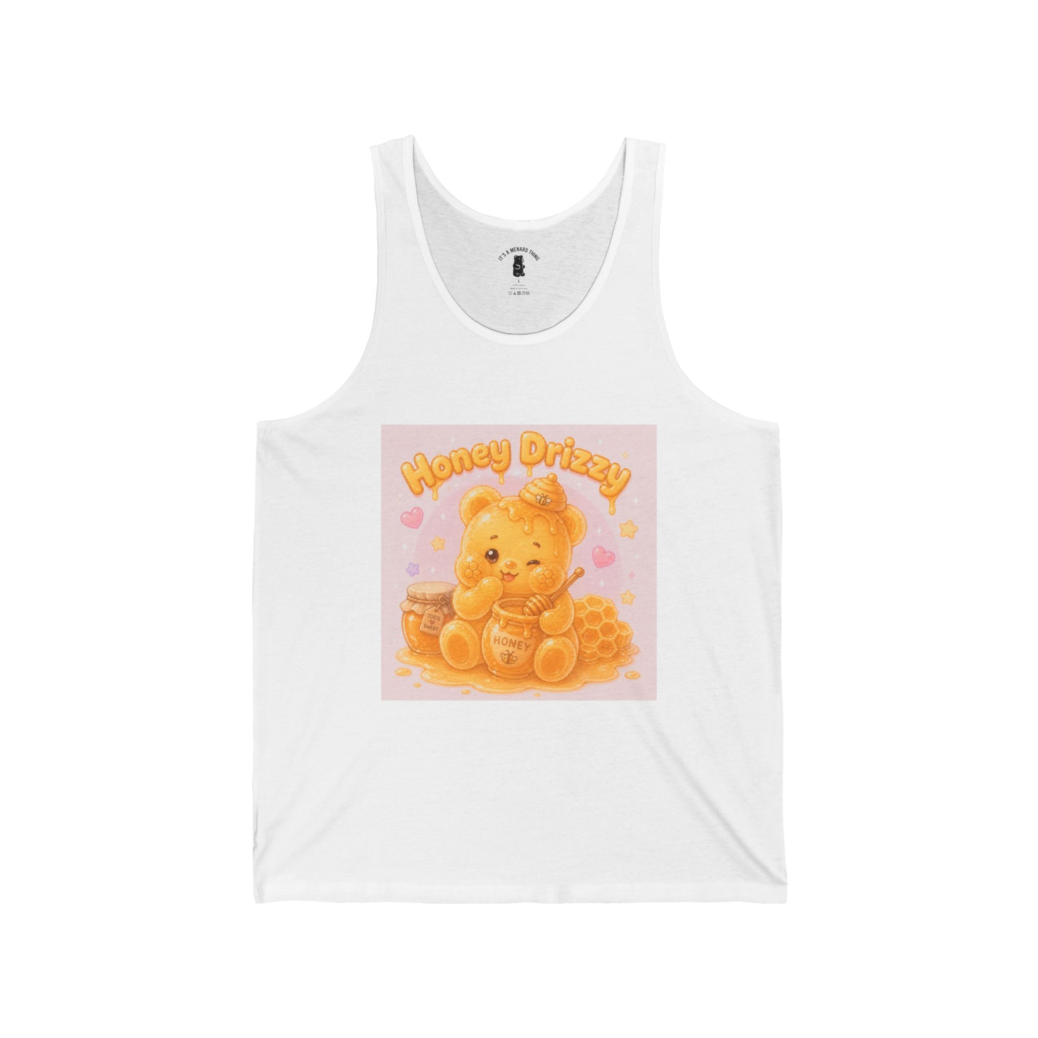 "Honey Drizzy" Golden yellow Gooey Gummy Bear — Cute Graphic Tank top
