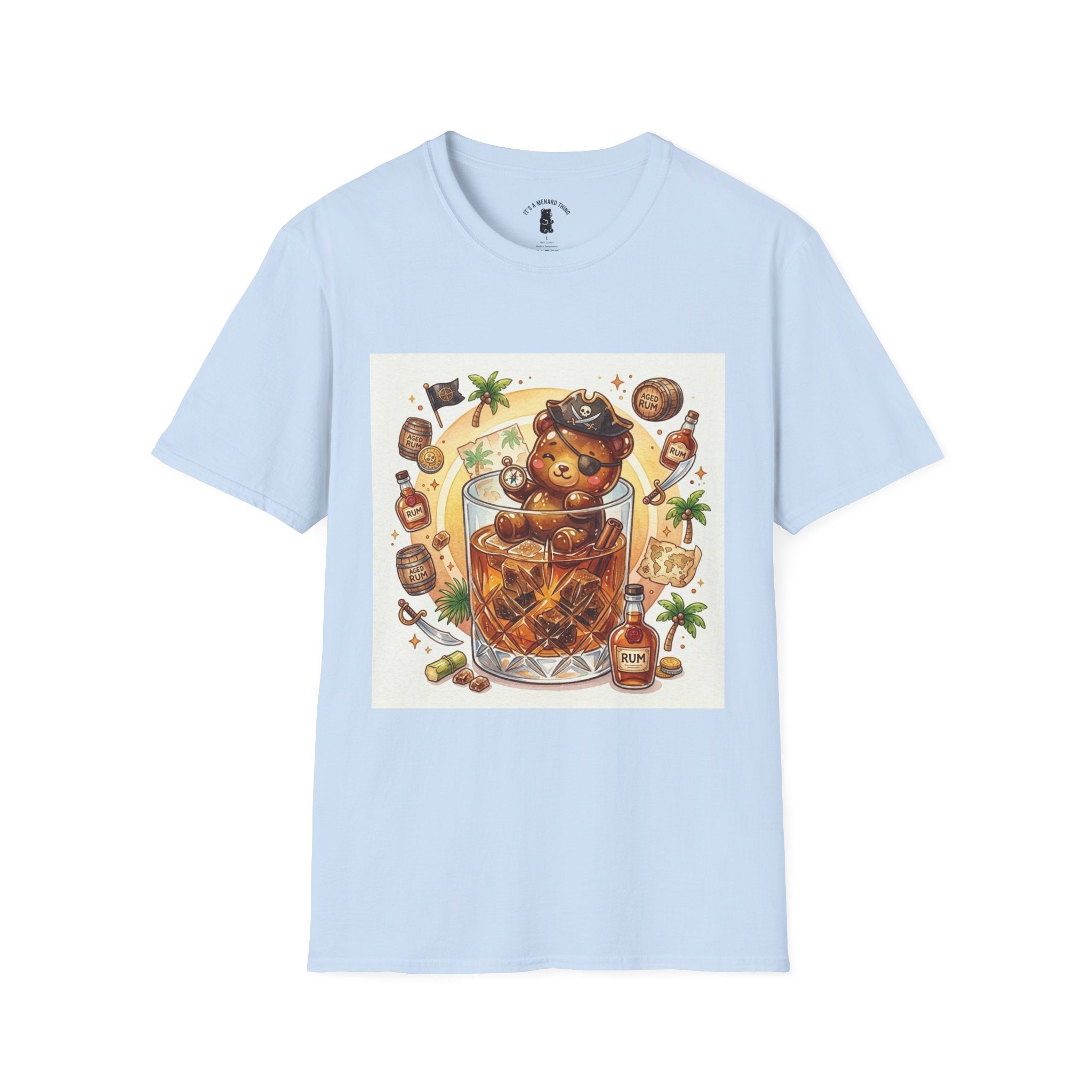 Yo-Ho Pirates Rum! Boozy Gooey Gummy Bears- Kawaii Graphic T-Shirt