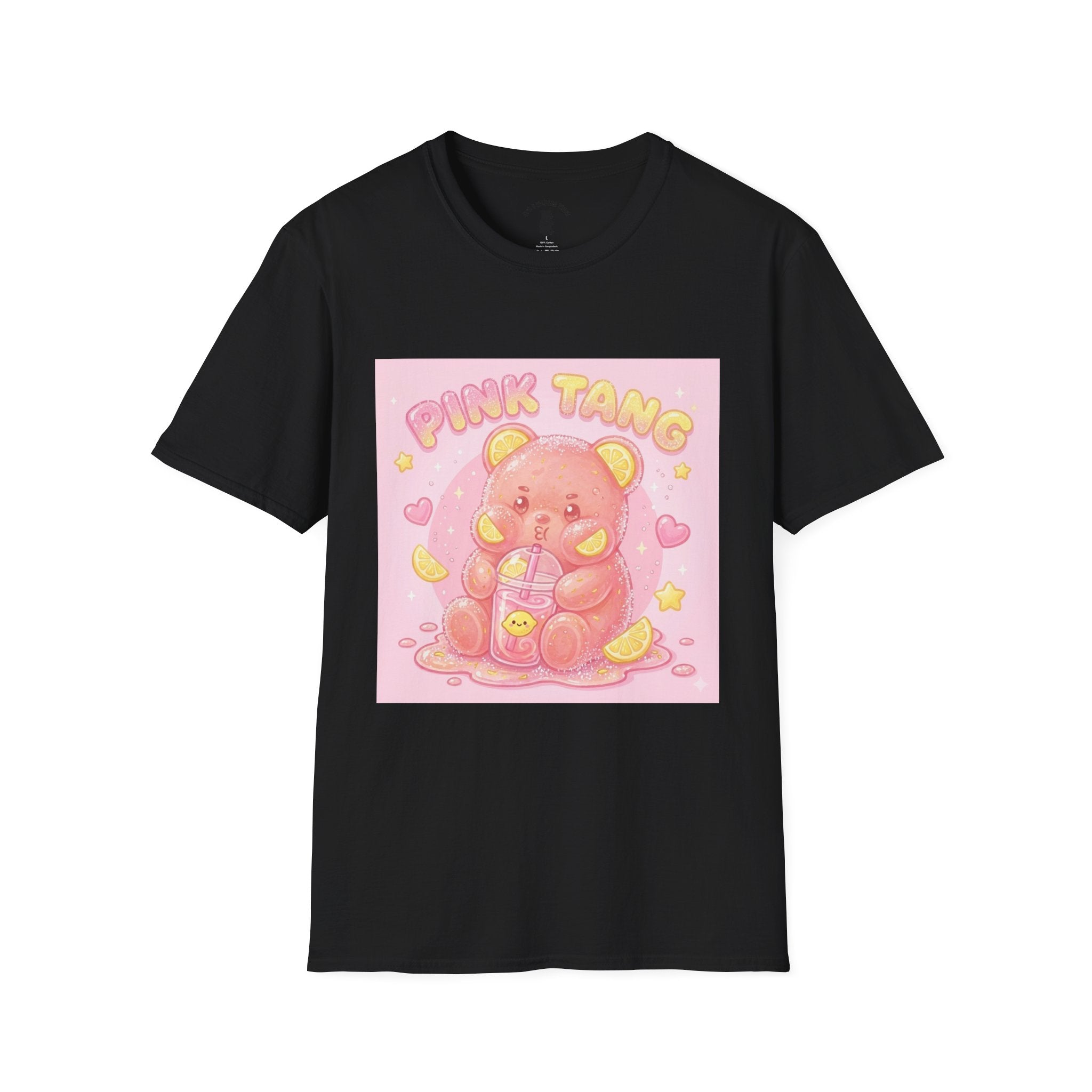 Pink Lemonaid Sour Gooey Gummy Bear T-Shirt -Kawaii Graphic Tee