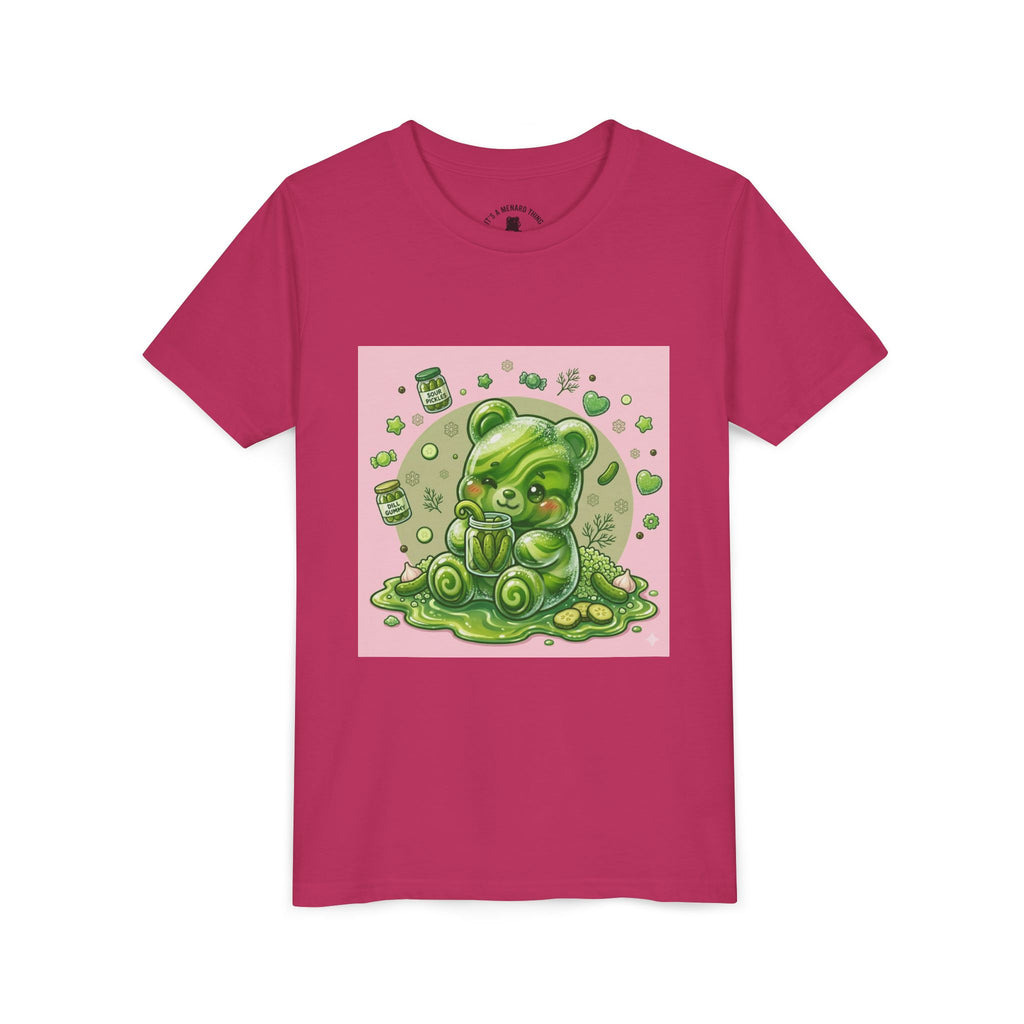 Tart Dilly Green Pickle Gooey Gummy- Graphic Youth T-Shirt