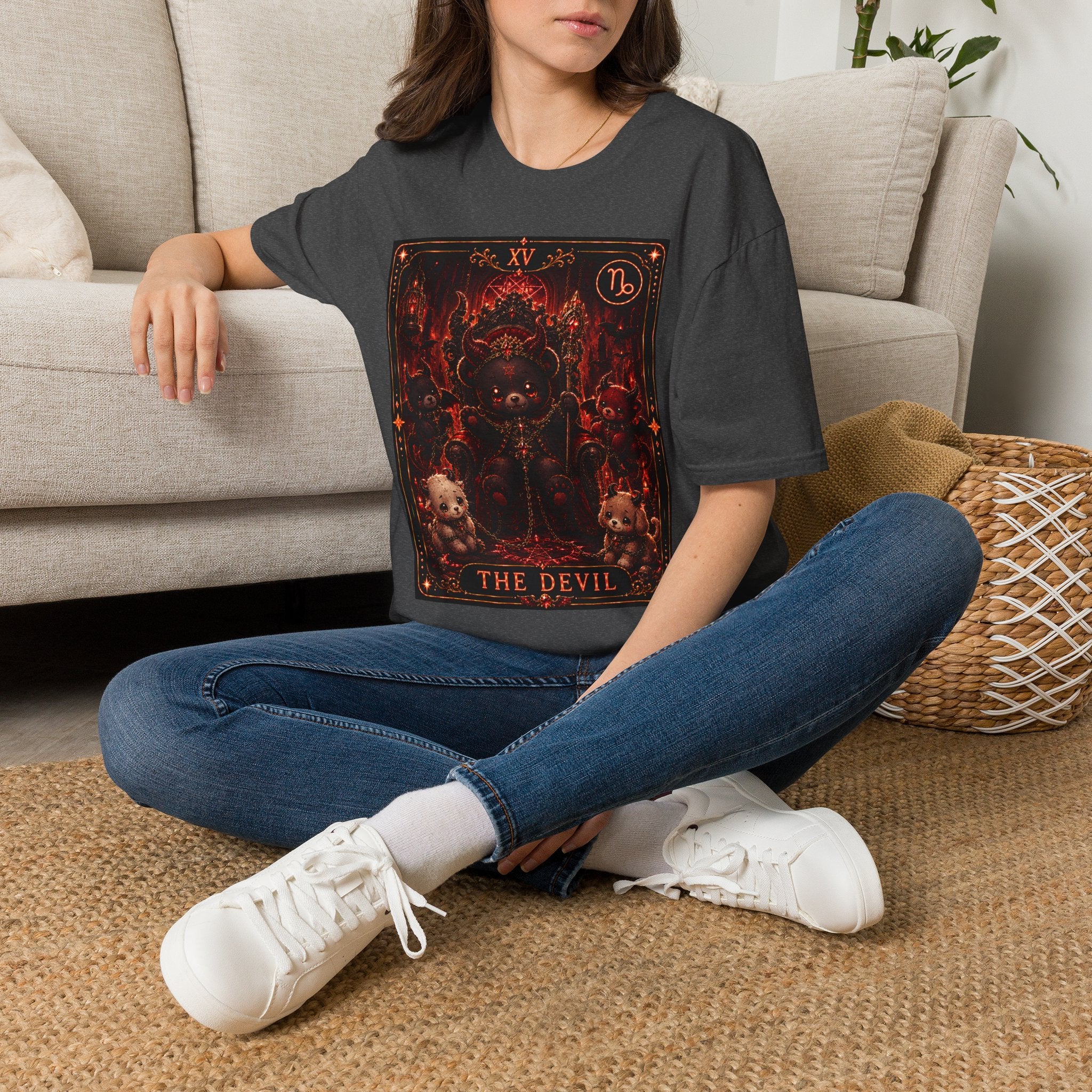 The Devil Tarot Card Oozy Bear Friend Special Addition- Graphic Shirt