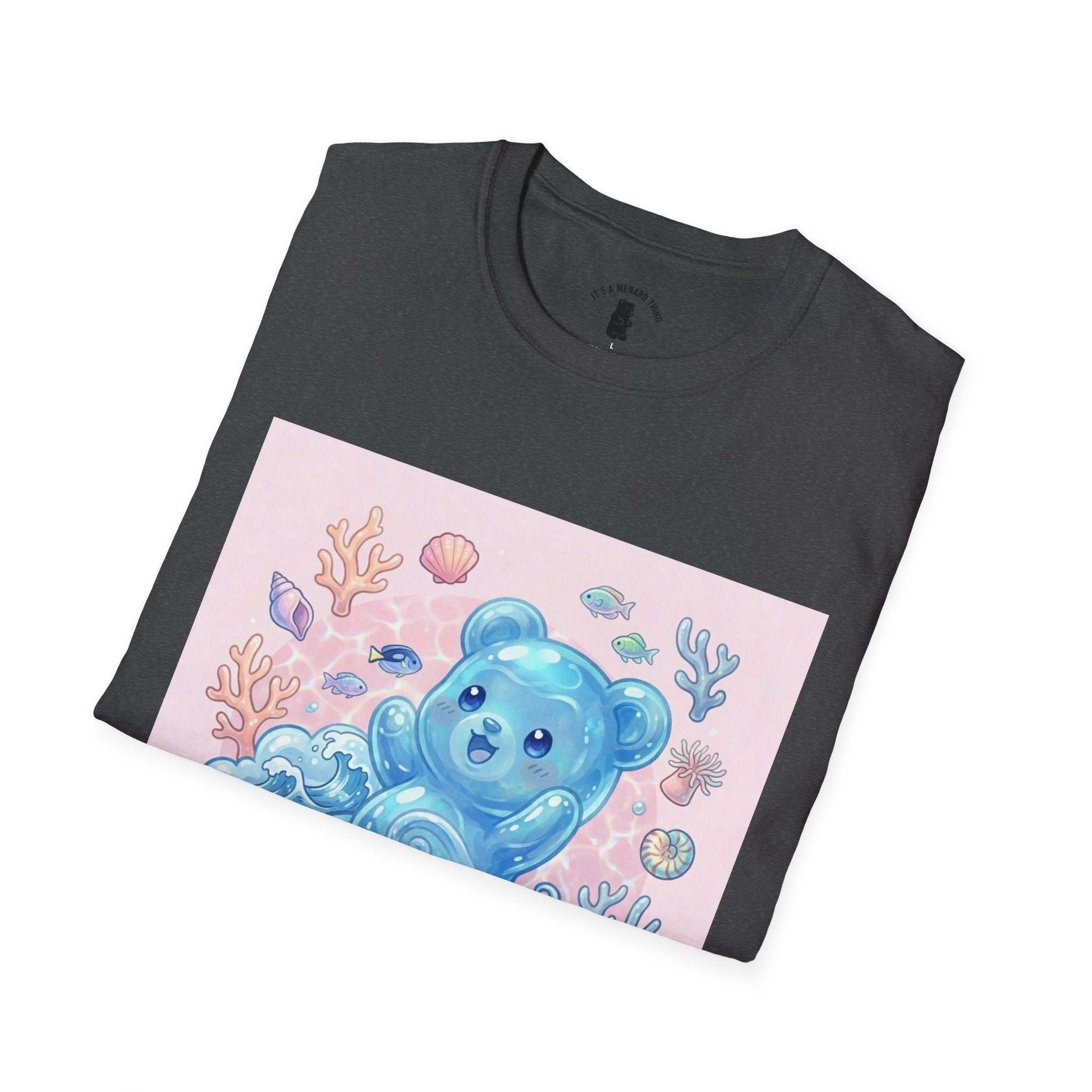 Elemental, Ocean Blue Water Gooey Gummy Bear — Kawaii Graphic Tee