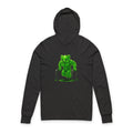 Lifting Workout, Emerald Green Oozy Buff Bear Gummy Gym Addition- Adult Workout Sweatshirt