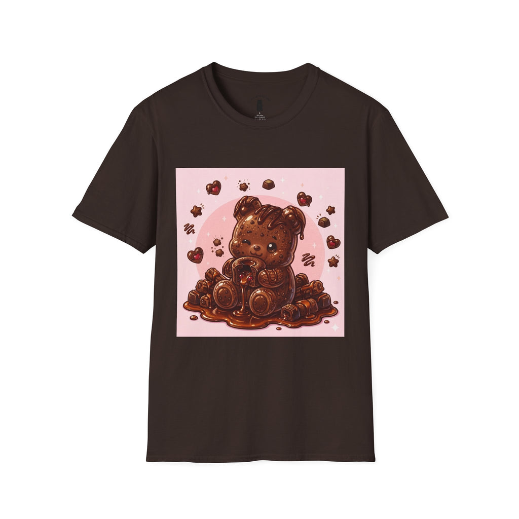 Chocolate Molten Lava Cake Gooey Gummy Bear — Cute Graphic Tee