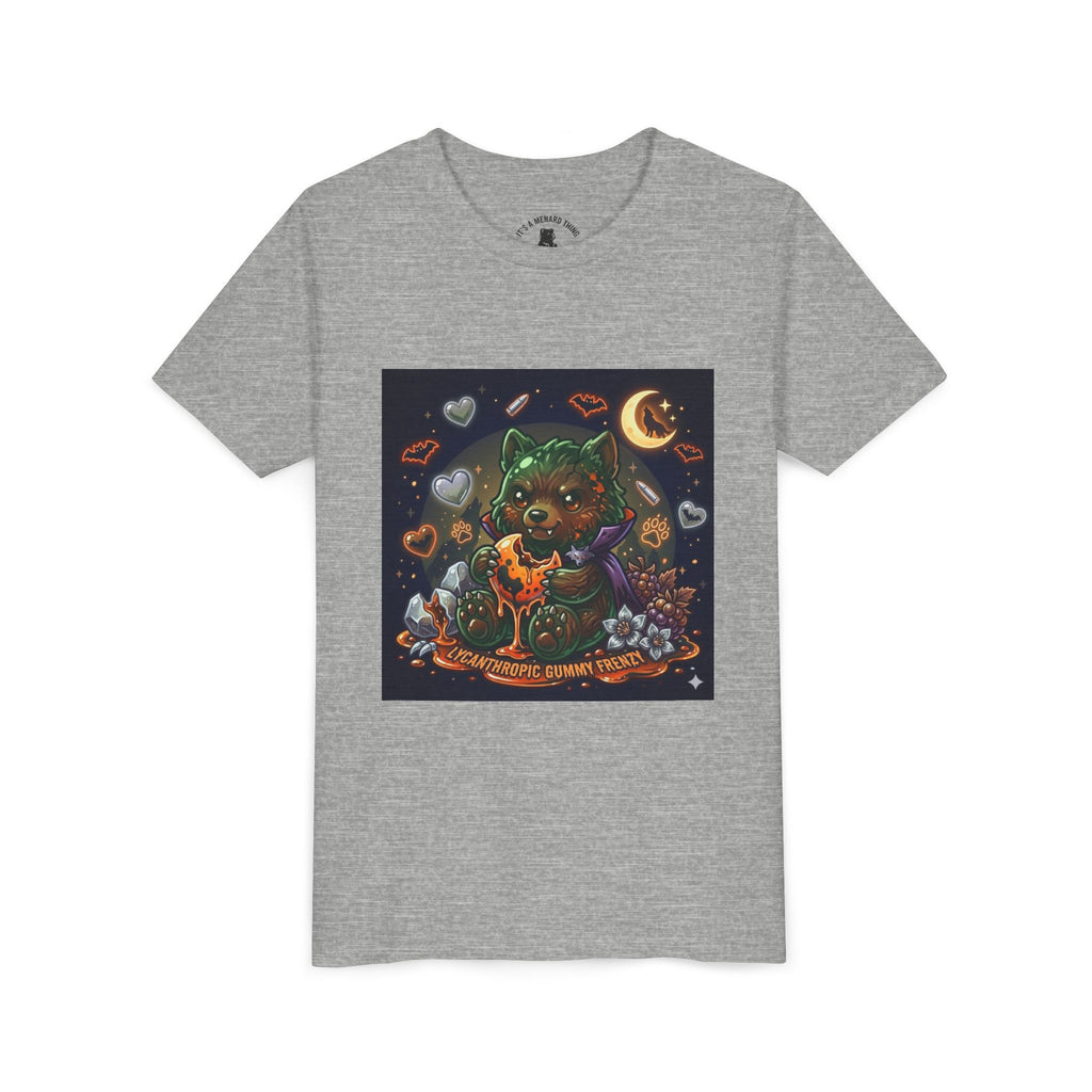 Halloween Werewolf Gooey Gummy Bear- Youth T-Shirt