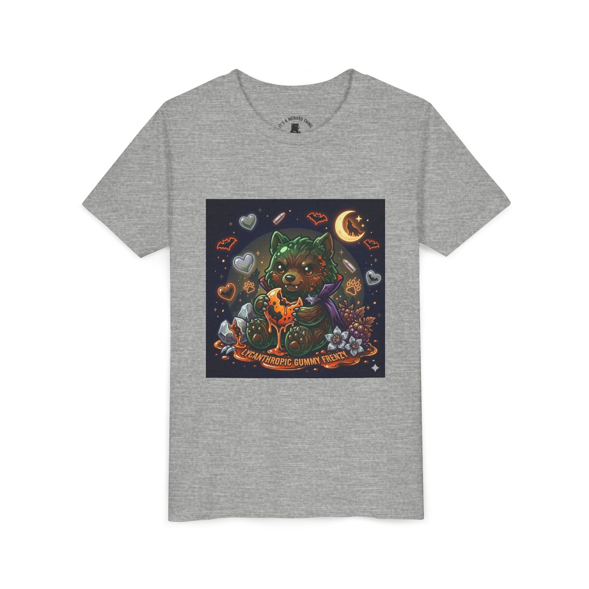 Halloween Werewolf Gooey Gummy Bear- Youth T-Shirt