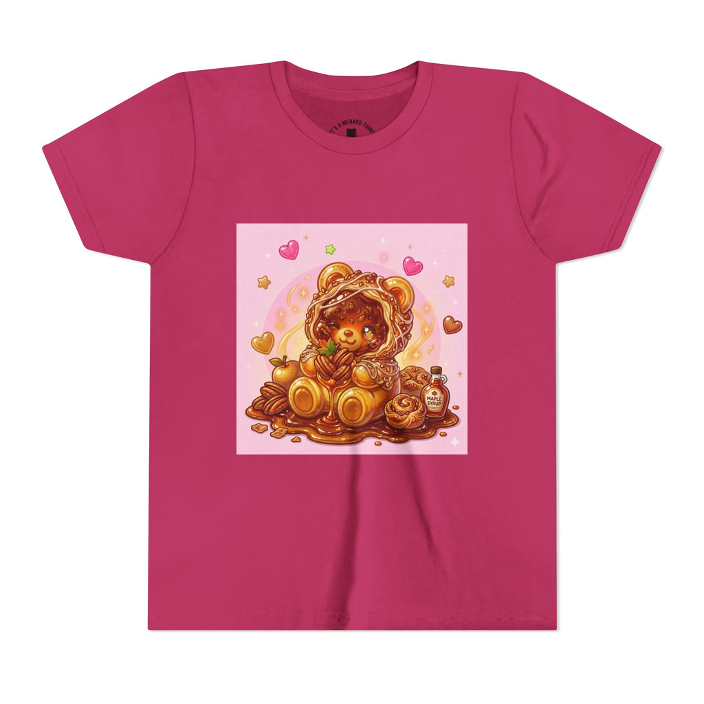 Cinnamon, Butter & Pecan Danish Gooey Gummy Bear Youth T-Shirt