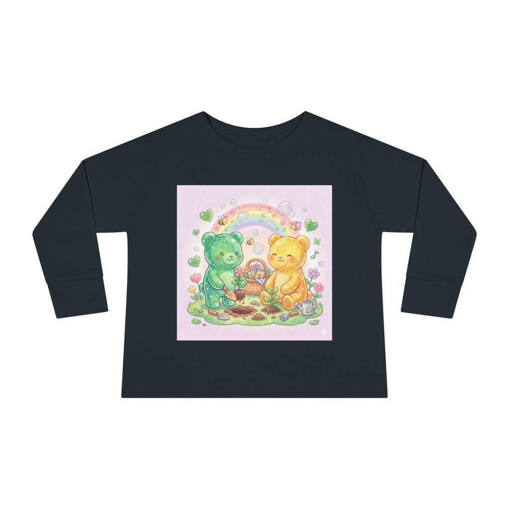 Let's Build a Garden, Oozy Bear Friends Gummy Duo- Graphic Long Sleeve Shirt