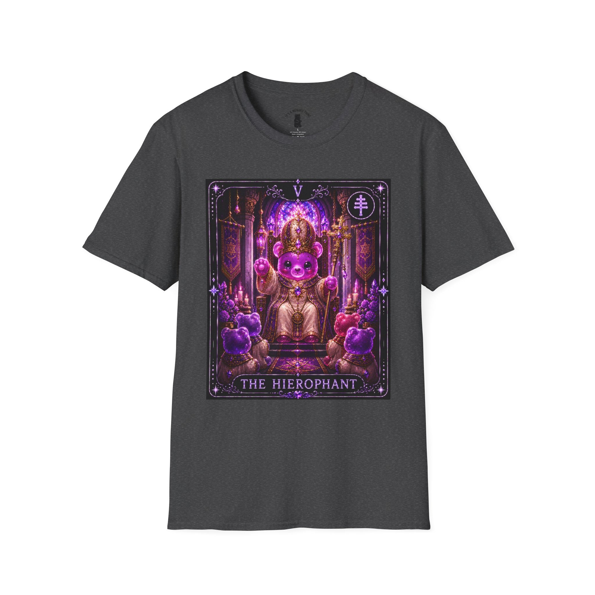 The Hierophant Tarot Mystic Oozy Bear Friend Special Addition- Graphic Shirt