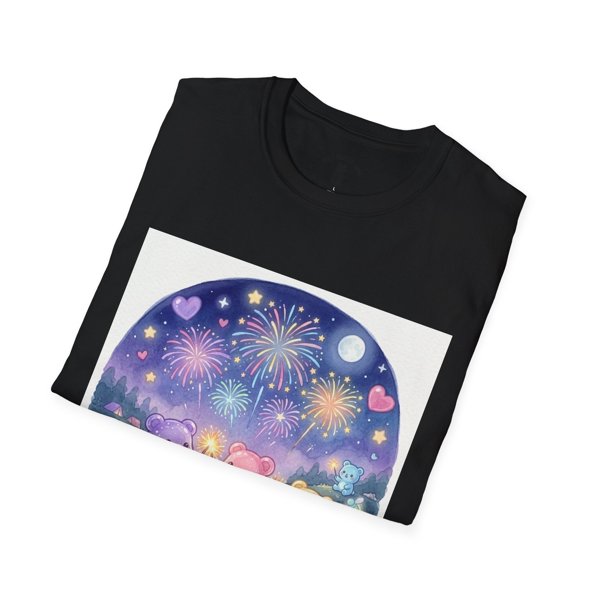 Firework wonder, Gooey Gummy bear Friends- Kawaii Graphic T-Shirt