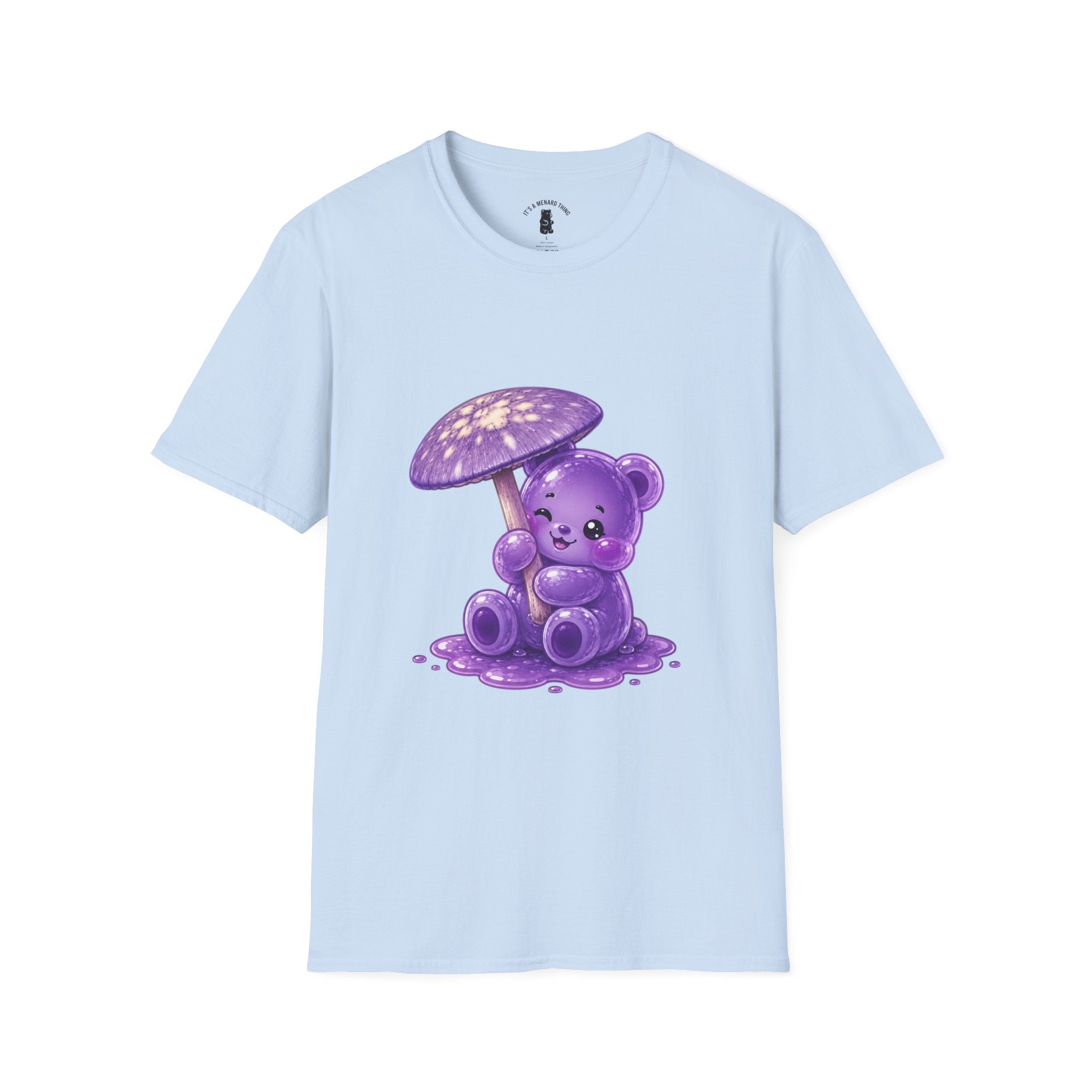 Purple Cortinarius Violaceus Mushroom Oozy Bear Special- Graphic Shirt