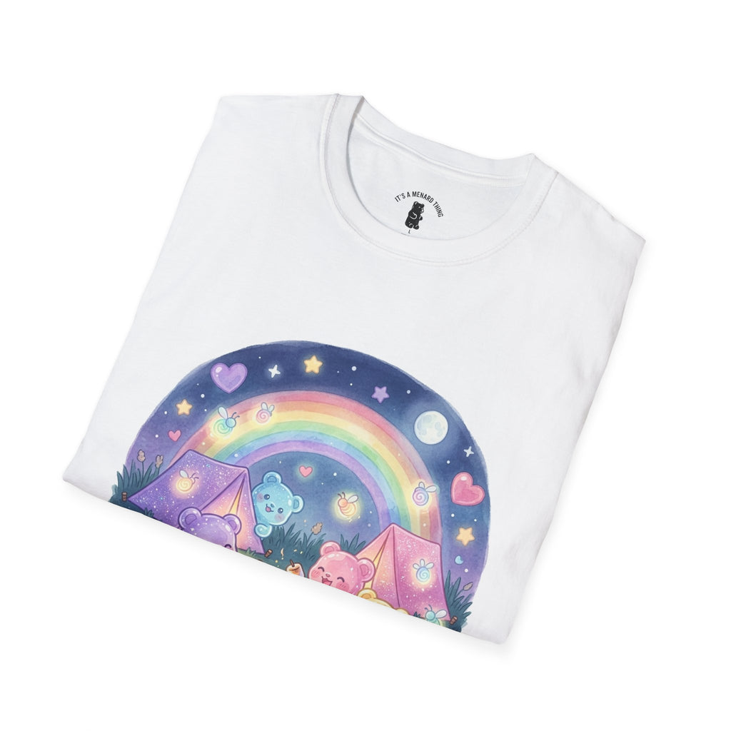 Campfire days and Toasted Marshmallows, Gooey Gummy Friends- Kawaii Graphic T-Shirt