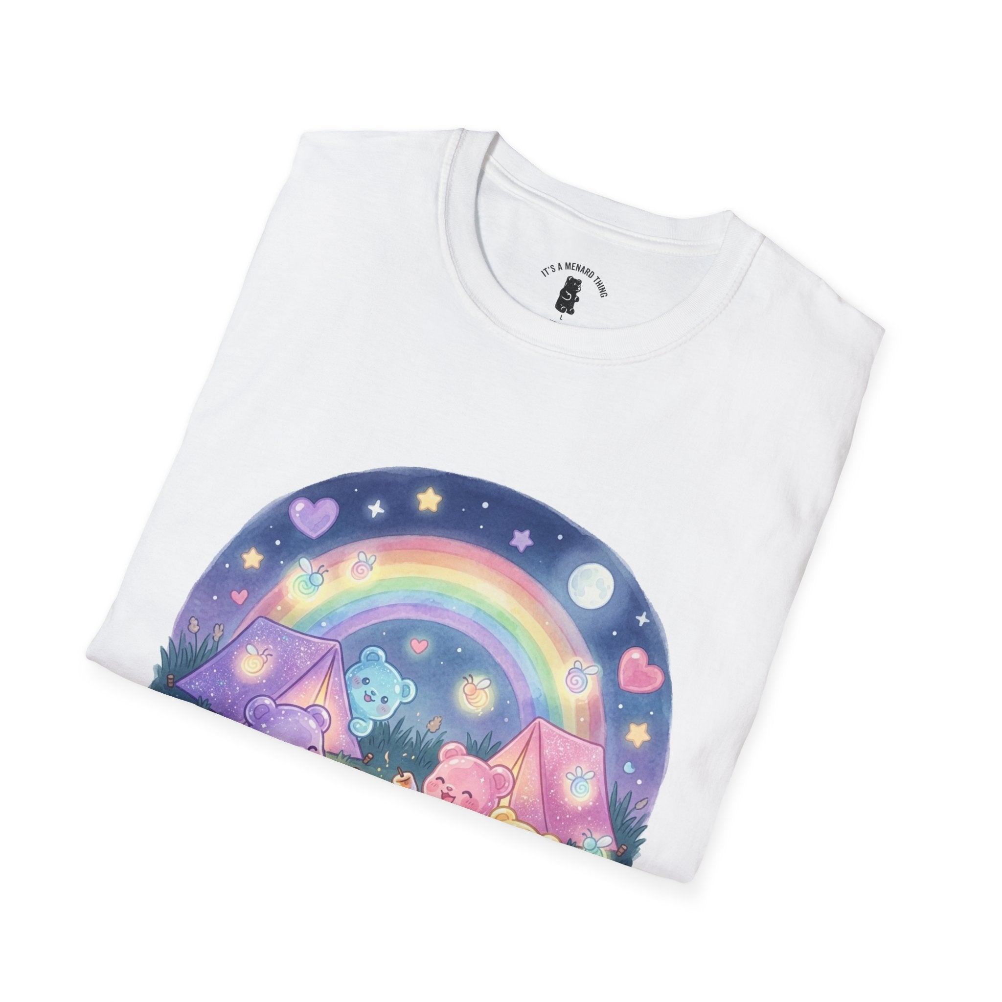Campfire days and Toasted Marshmallows, Gooey Gummy Friends- Kawaii Graphic T-Shirt