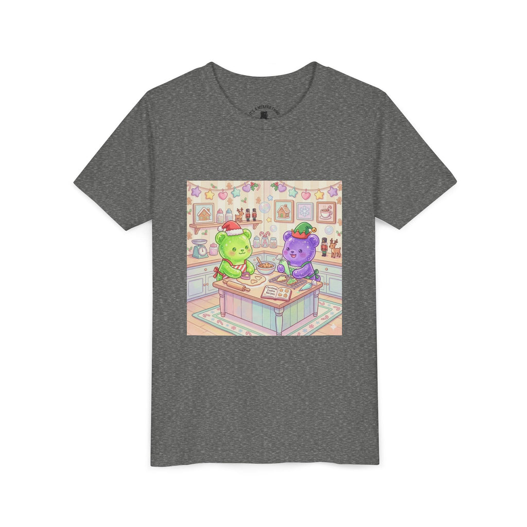 Gooey Gummies making Holiday Cookies T‑Shirt — Cute Pastel Kitchen Baking Design