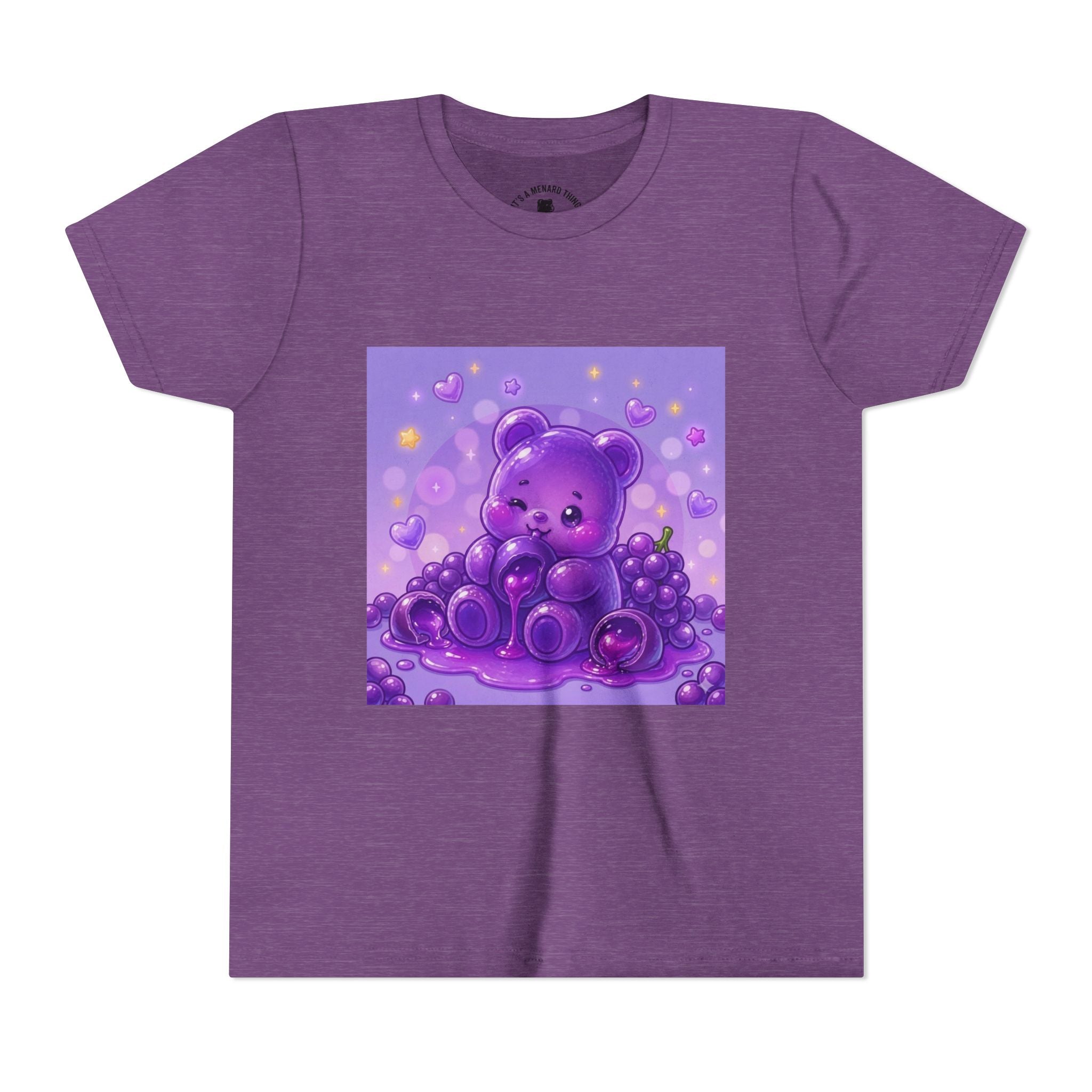 Gooey Grape Gummy Bear Cute Kids Shirt