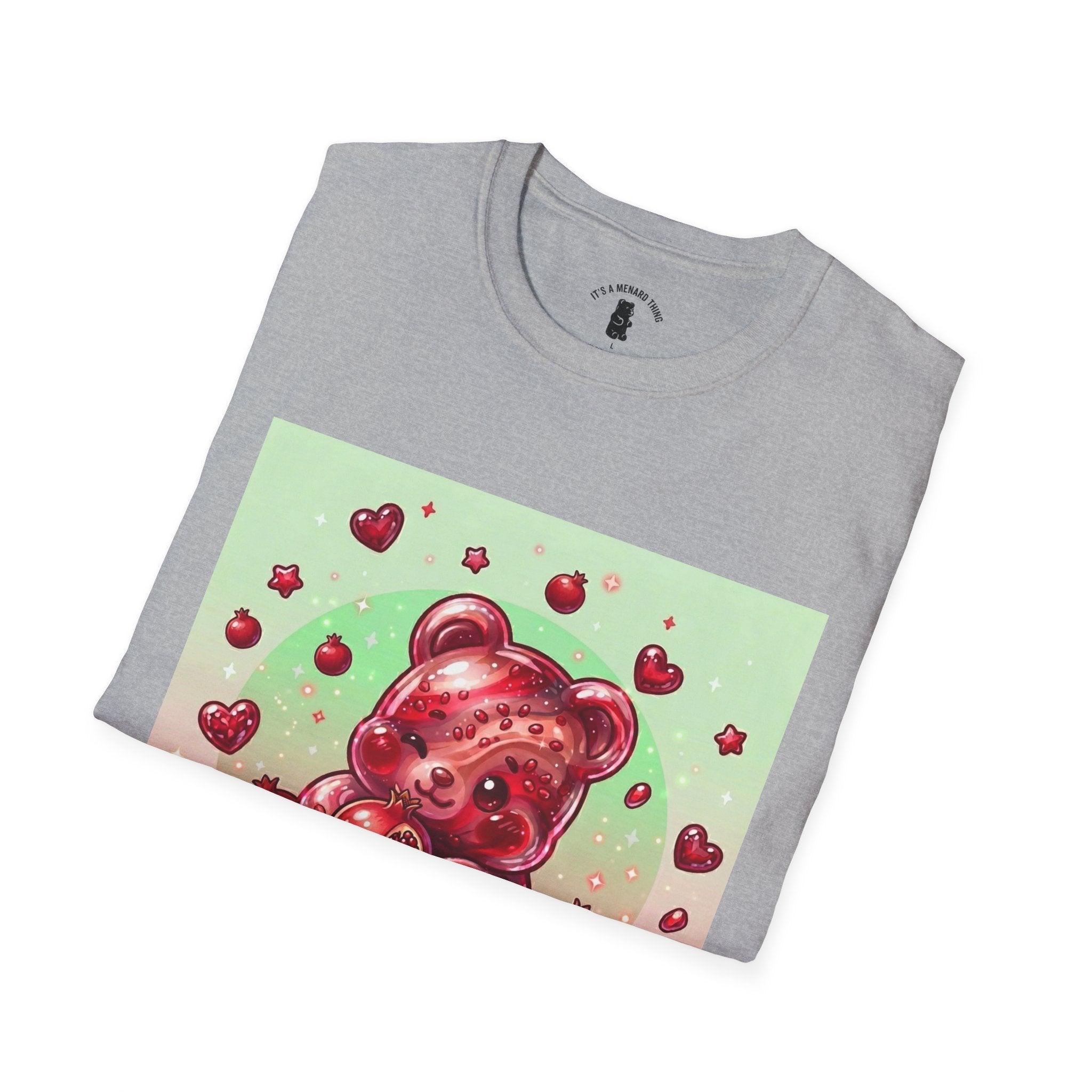 Pomegrante Red Gooey Gummy Bear — Cute Graphic Tee