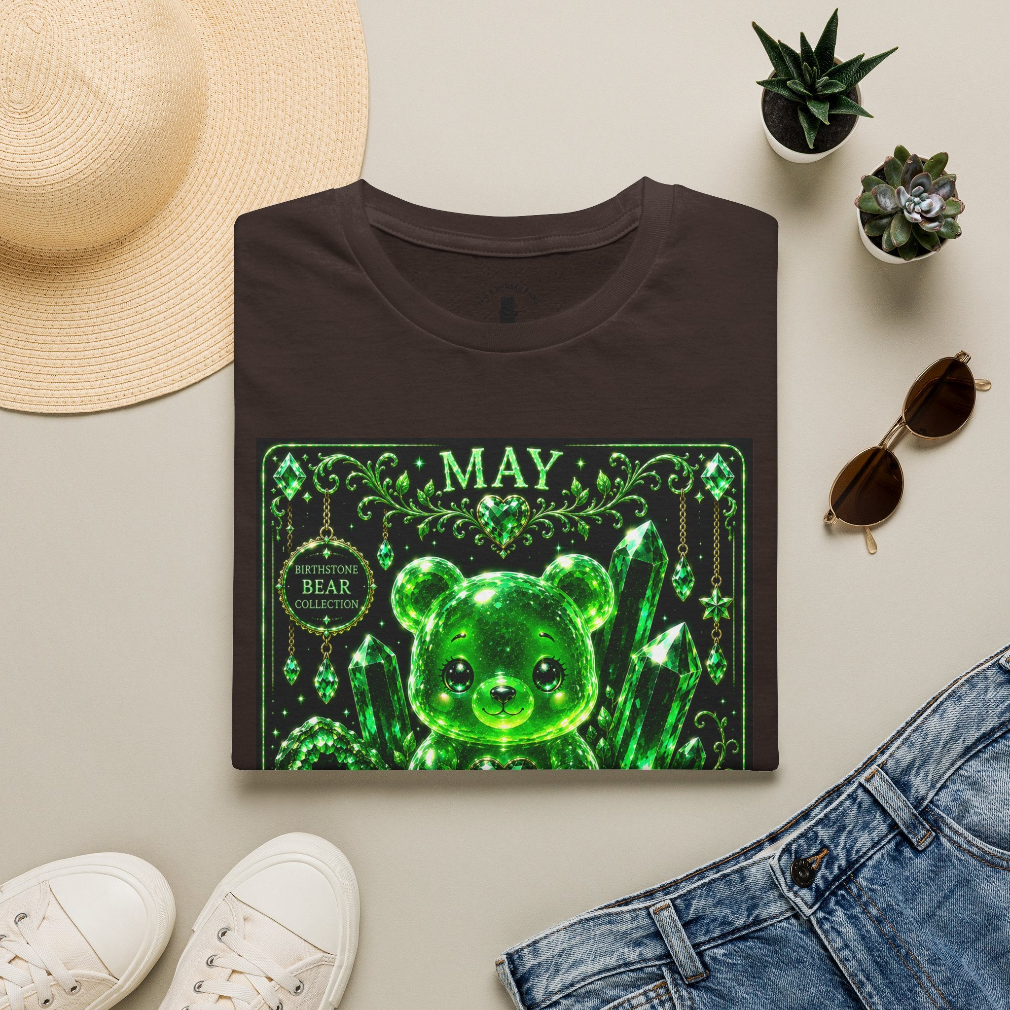 May, Emerald Birthstone Oozy Bear Gummy Special Addition- Graphic Shirt