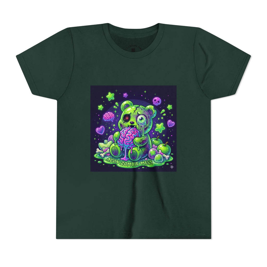 Neon Zombie Gooey Gummy Bear Graphic Tee