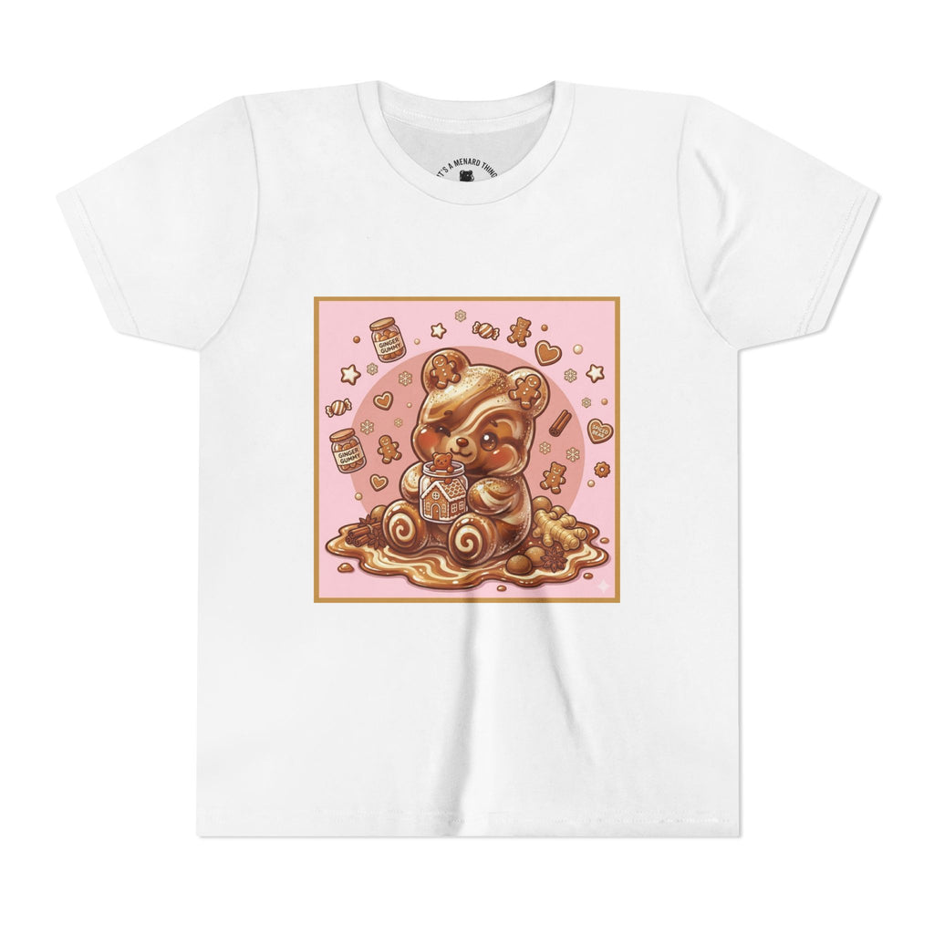 Gooey Gummy Bear Ginger Bread Graphic Youth T-Shirt