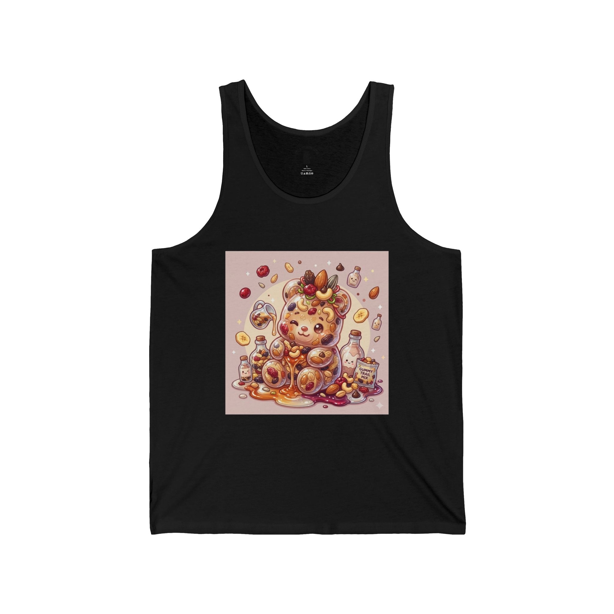 Sweet Yet Simple Trail Mix, Exotic Gooey Gummy Bear — Adorable Graphic Tank Top