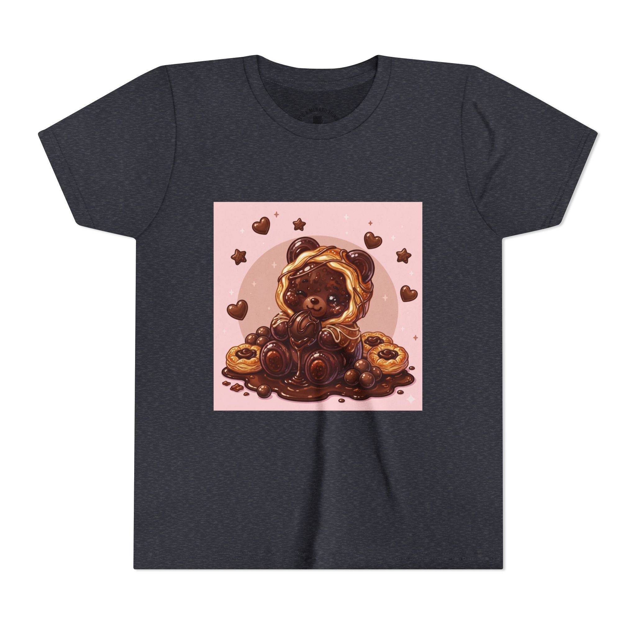 Chocolate Danish Gooey Gummy Bear Cute Kids Shirt