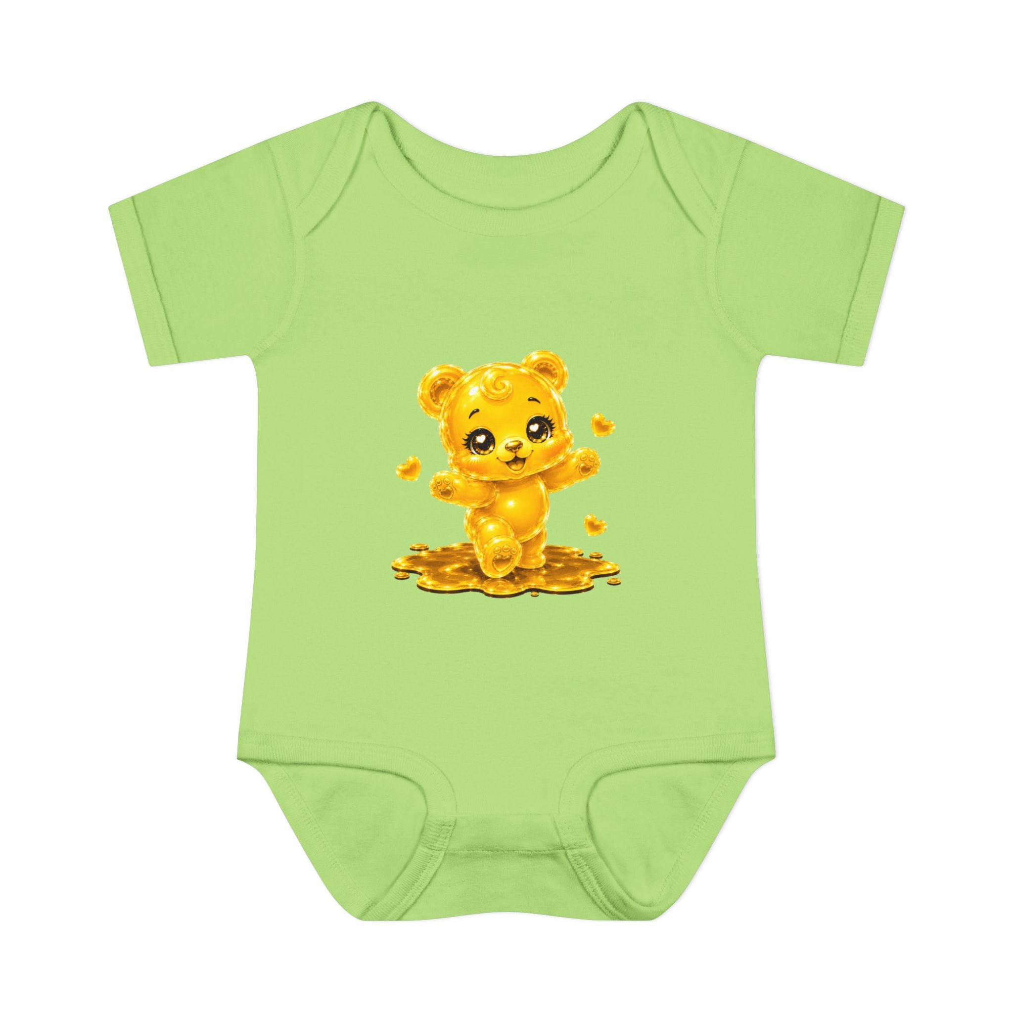 Baby Golden Oozy Gummy Bears First Steps, Cutie Addition- Graphic Onesie