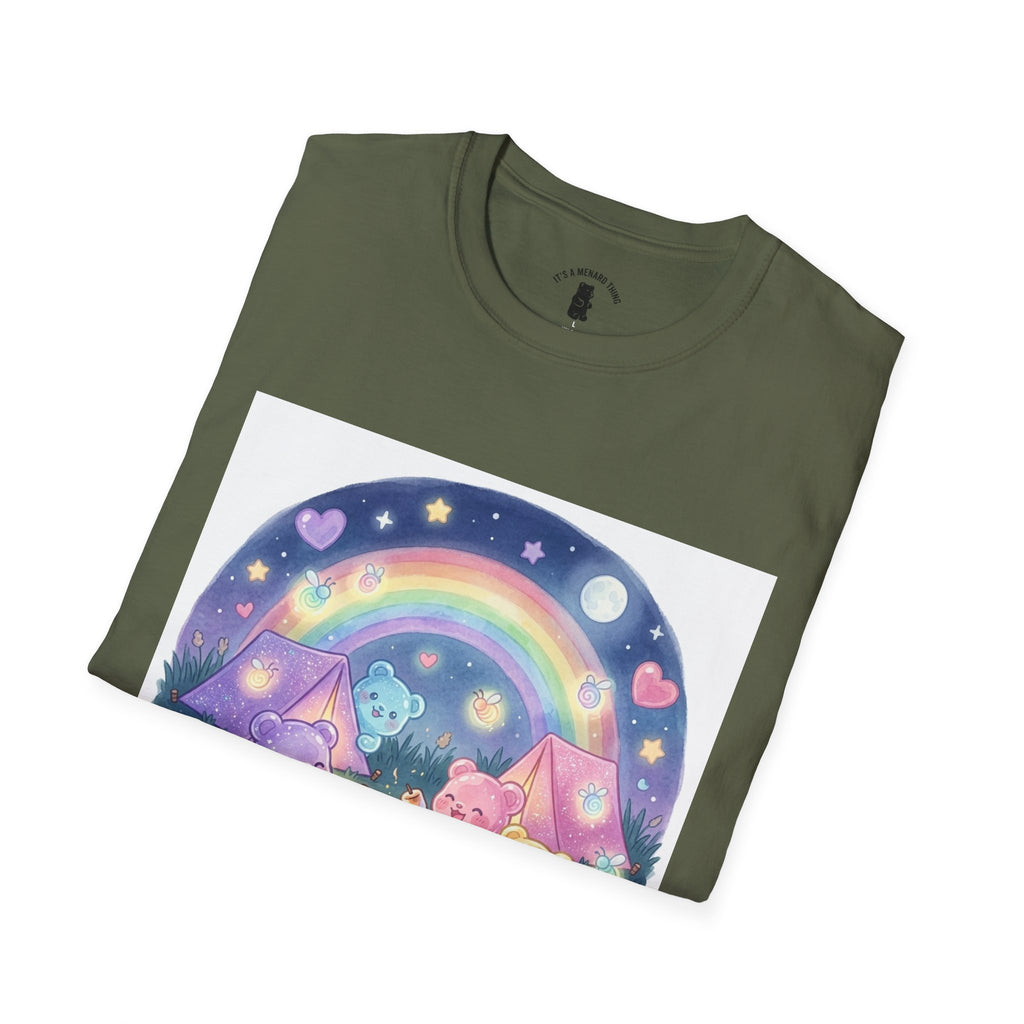 Campfire days and Toasted Marshmallows, Gooey Gummy Friends- Kawaii Graphic T-Shirt
