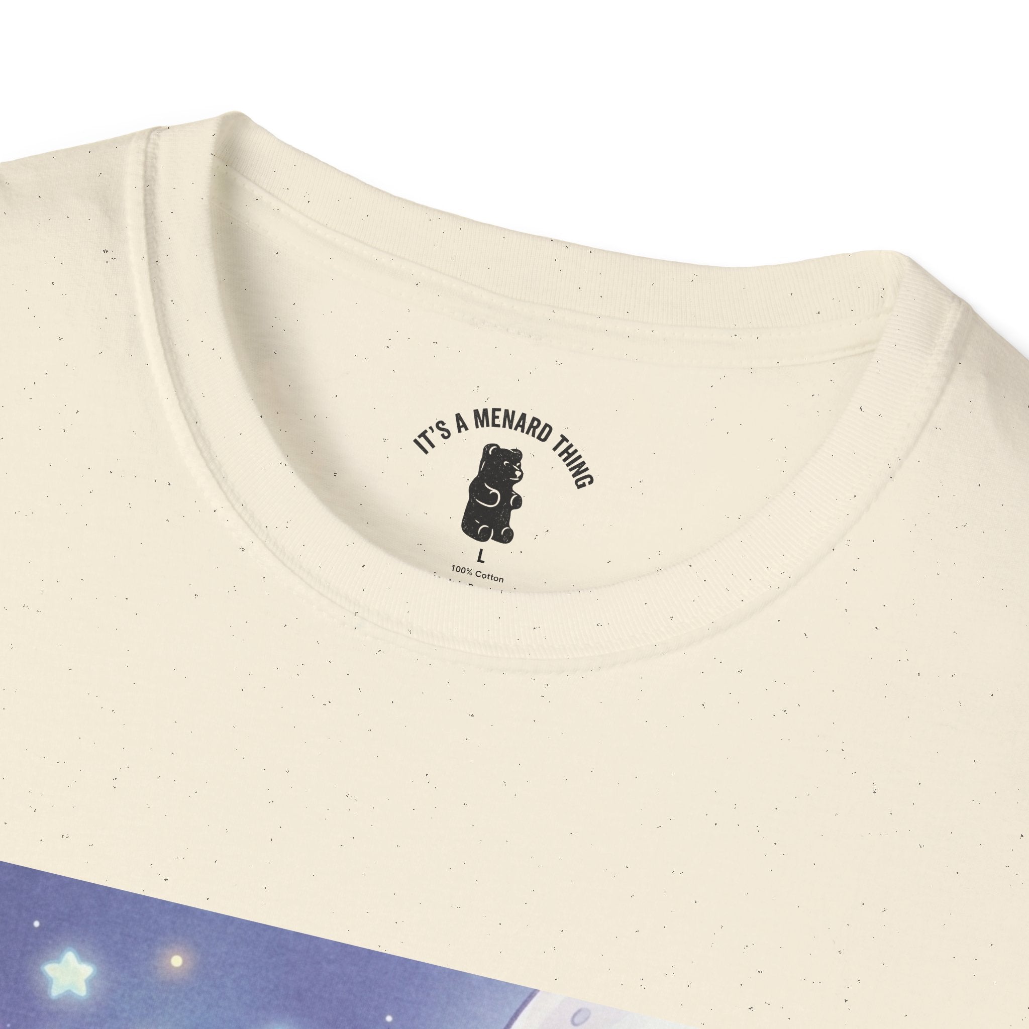Float Me To The Moon, Crytal White Gooey Gummy Bear — Pastel Graphic T-Shirt