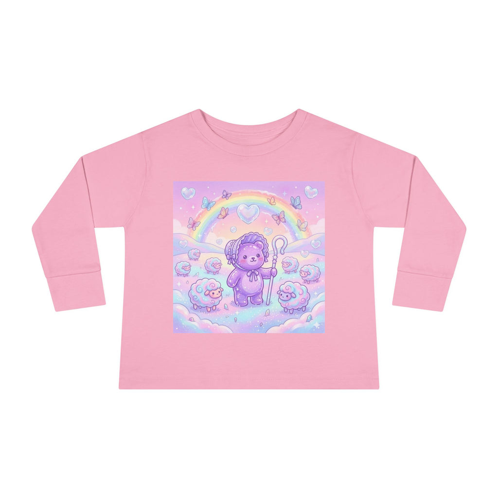 Sweet Dreams, Cotton Candy Sheep & Oozy Shepard of Snoozes_ Graphic Long Sleeve