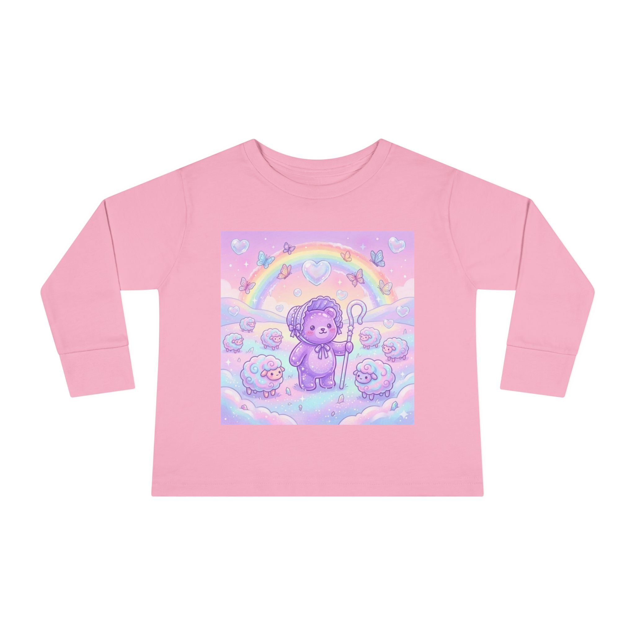 Sweet Dreams, Cotton Candy Sheep & Oozy Shepard of Snoozes_ Graphic Long Sleeve