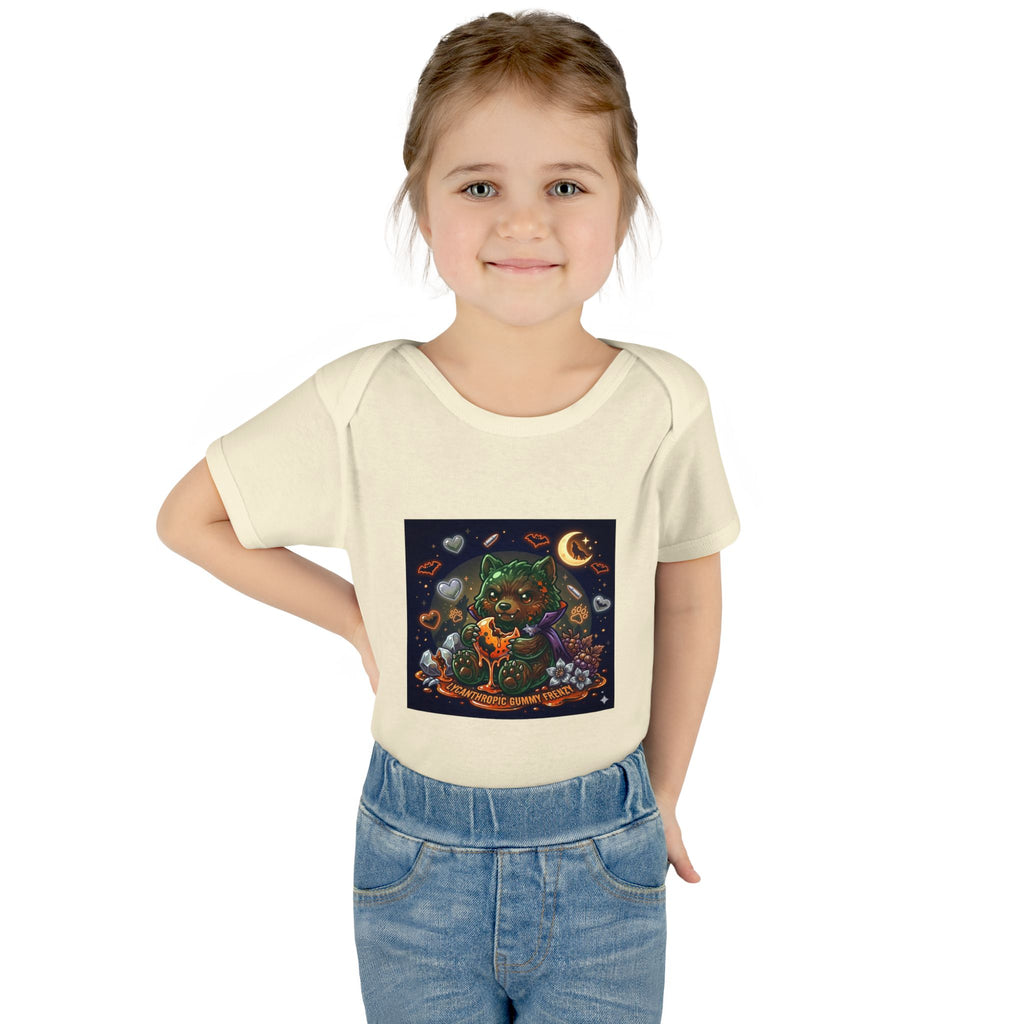Baby Bodysuit — Cute Halloween Werewolf Gooey Bear