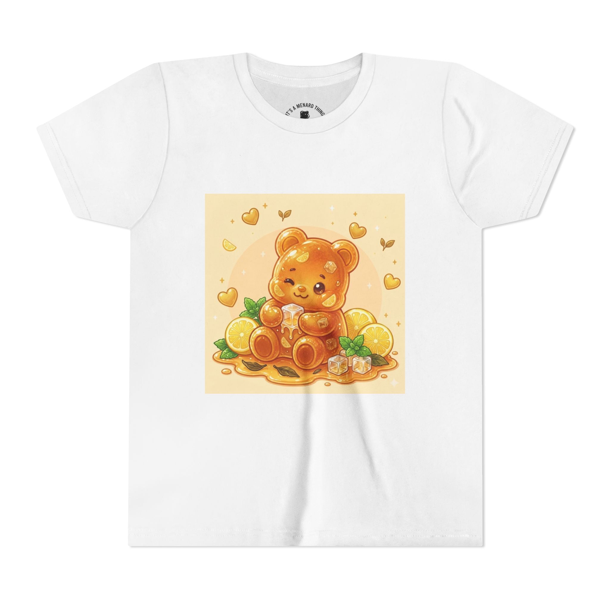 Honey Lemon Iced-Tea Gooey Gummy Bear Youth T-Shirt