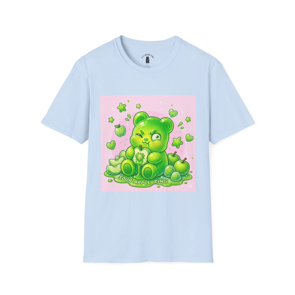 Sour Green Apple Gooey Gummy Bear T-Shirt — Graphic Tee