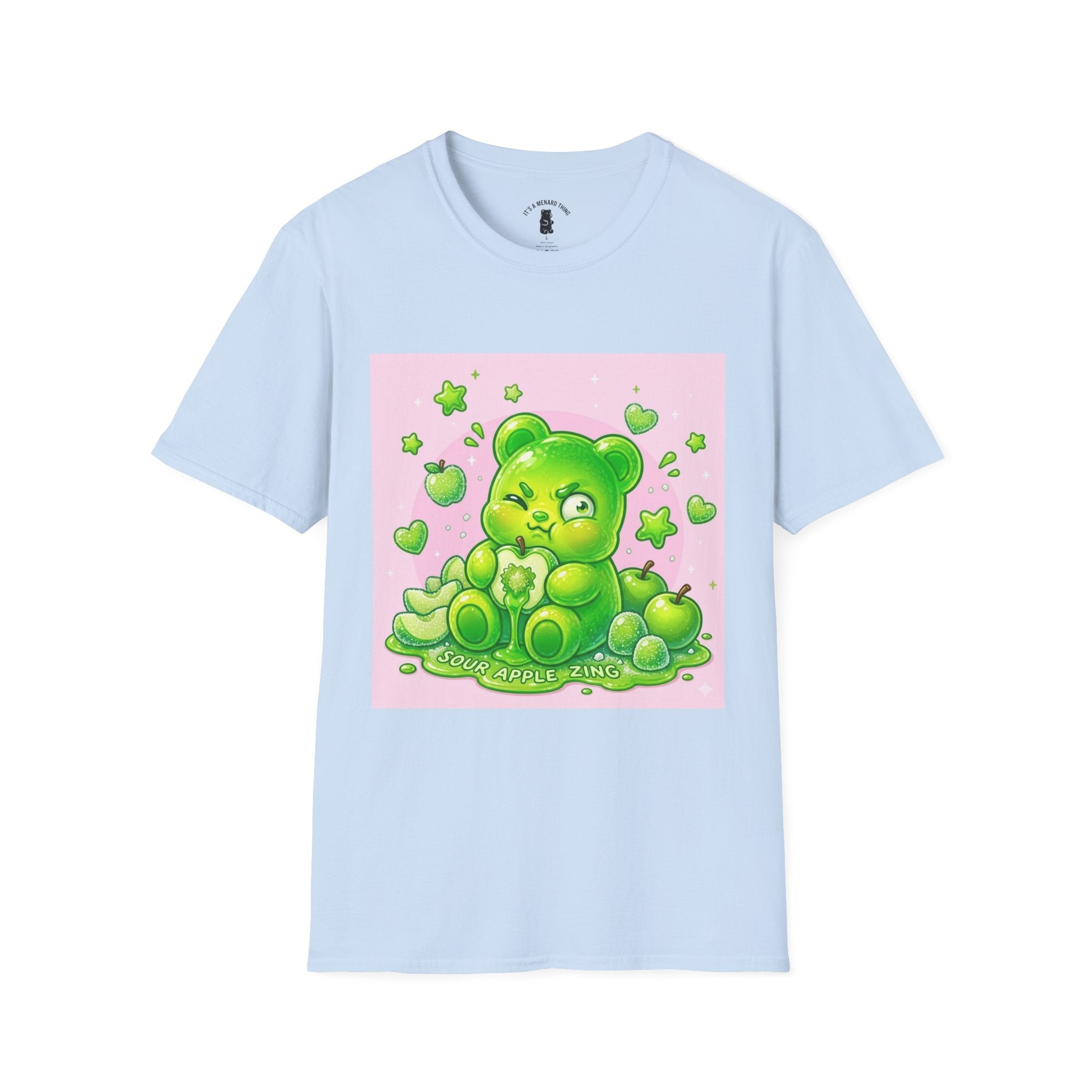 Sour Green Apple Gooey Gummy Bear T-Shirt — Graphic Tee