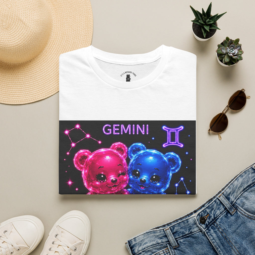 Gemini Astrology Oozy Bear Dou Friends, Special Addition Zodiac Sign- Graphic Shirt