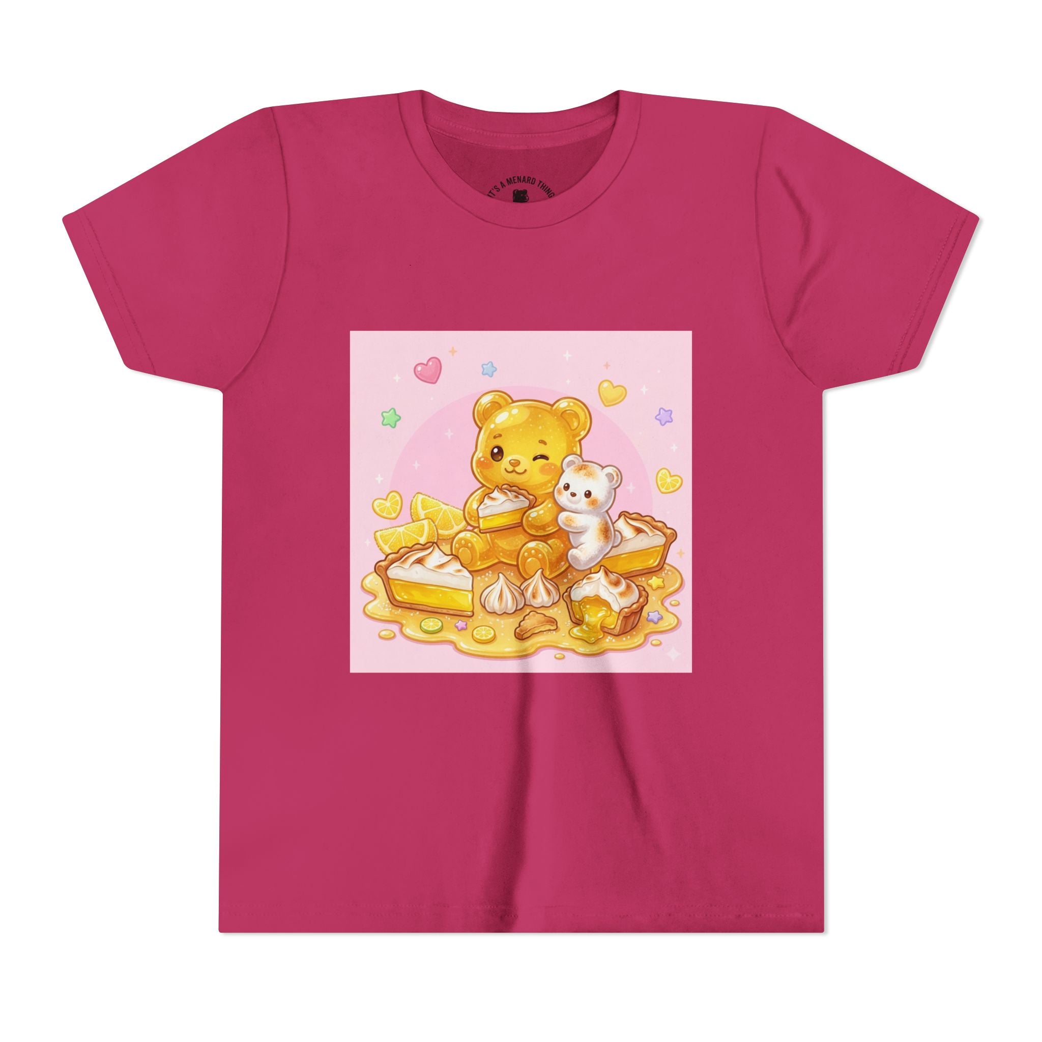 Lemon Meringue Pie Gooey Gummy bear Youth Tee