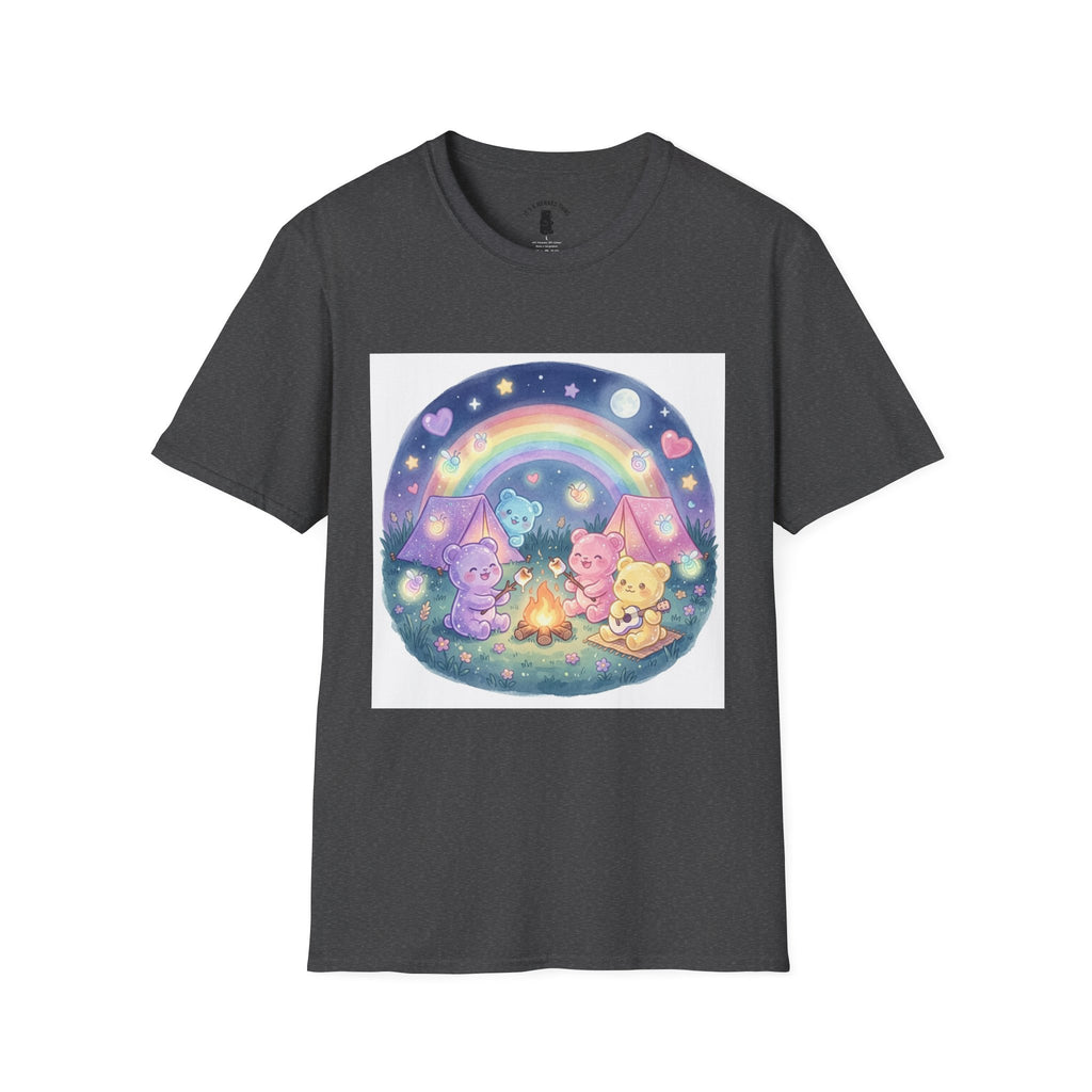 Campfire days and Toasted Marshmallows, Gooey Gummy Friends- Kawaii Graphic T-Shirt