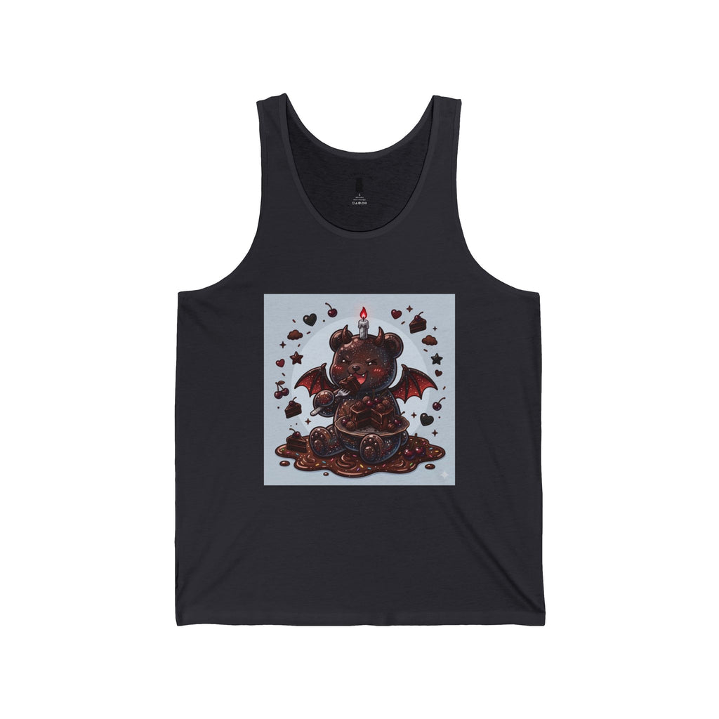 Devils Food Cake, Special Gooey Gummy Bear — Gothic Graphic Tank Top