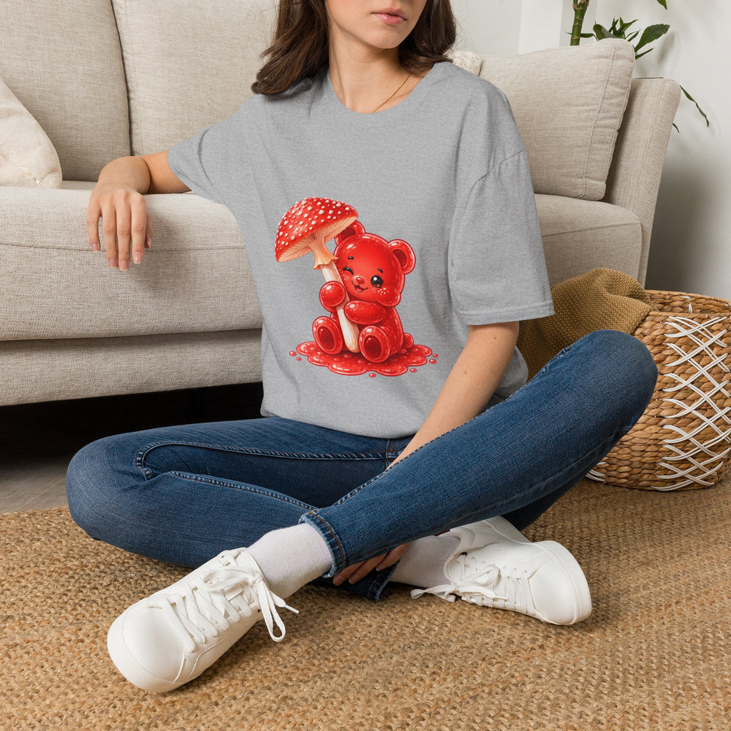 The Fly Agaric Fungi Special, Red Oozy Bear Gummy Friend- Graphic Shirt