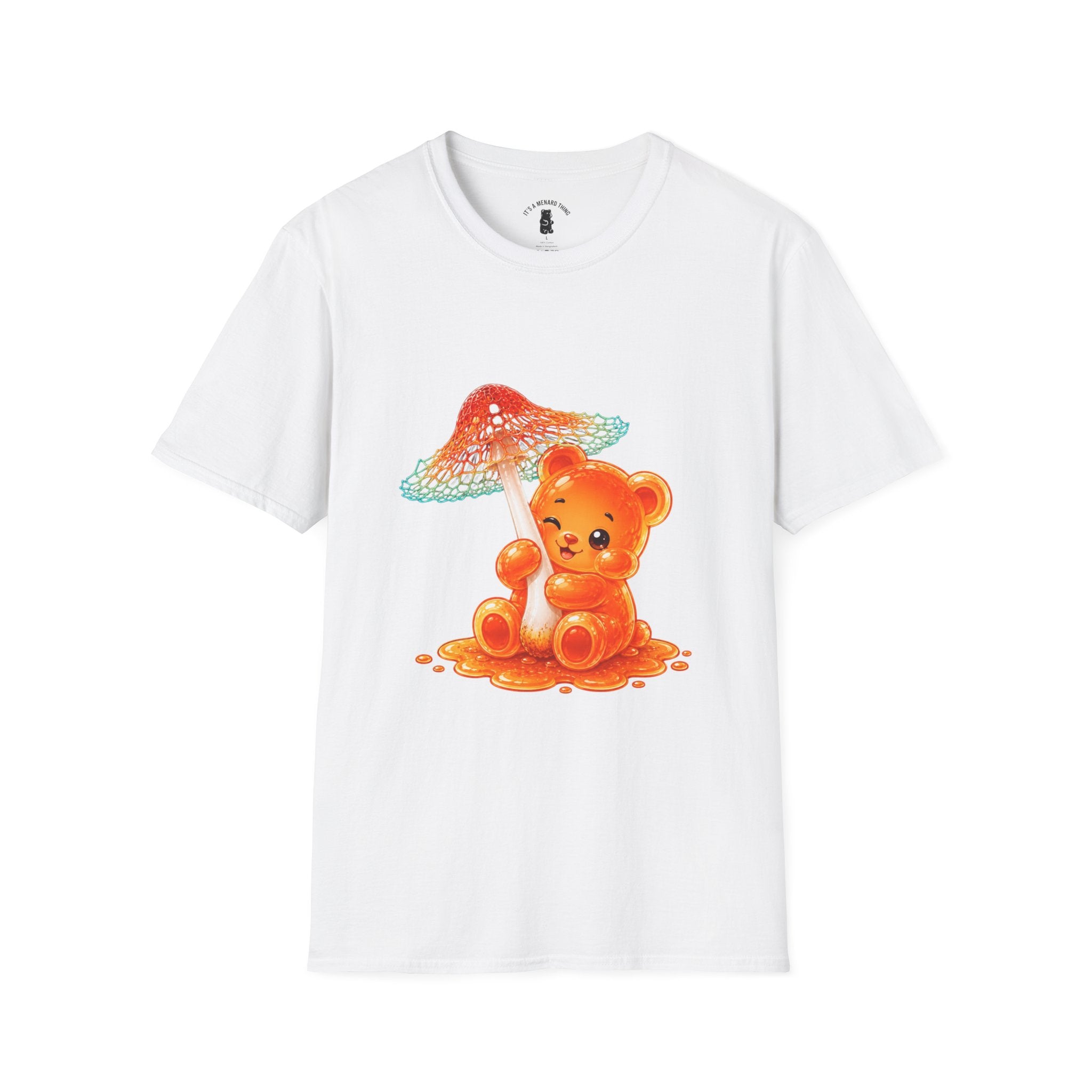 Rare Orange and Green Mushroom, Oozy Bear Gummy Friend Special- Graphic Shirt