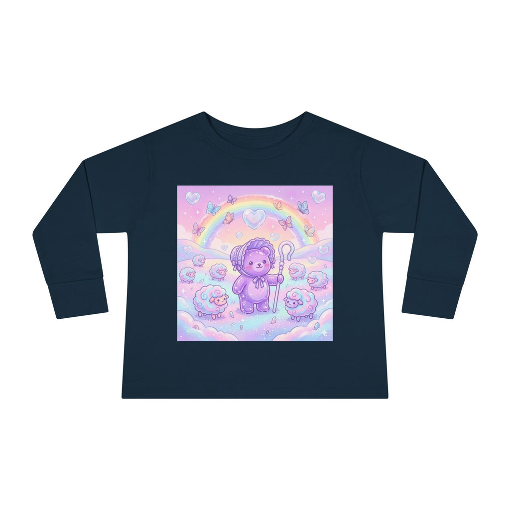 Sweet Dreams, Cotton Candy Sheep & Oozy Shepard of Snoozes_ Graphic Long Sleeve