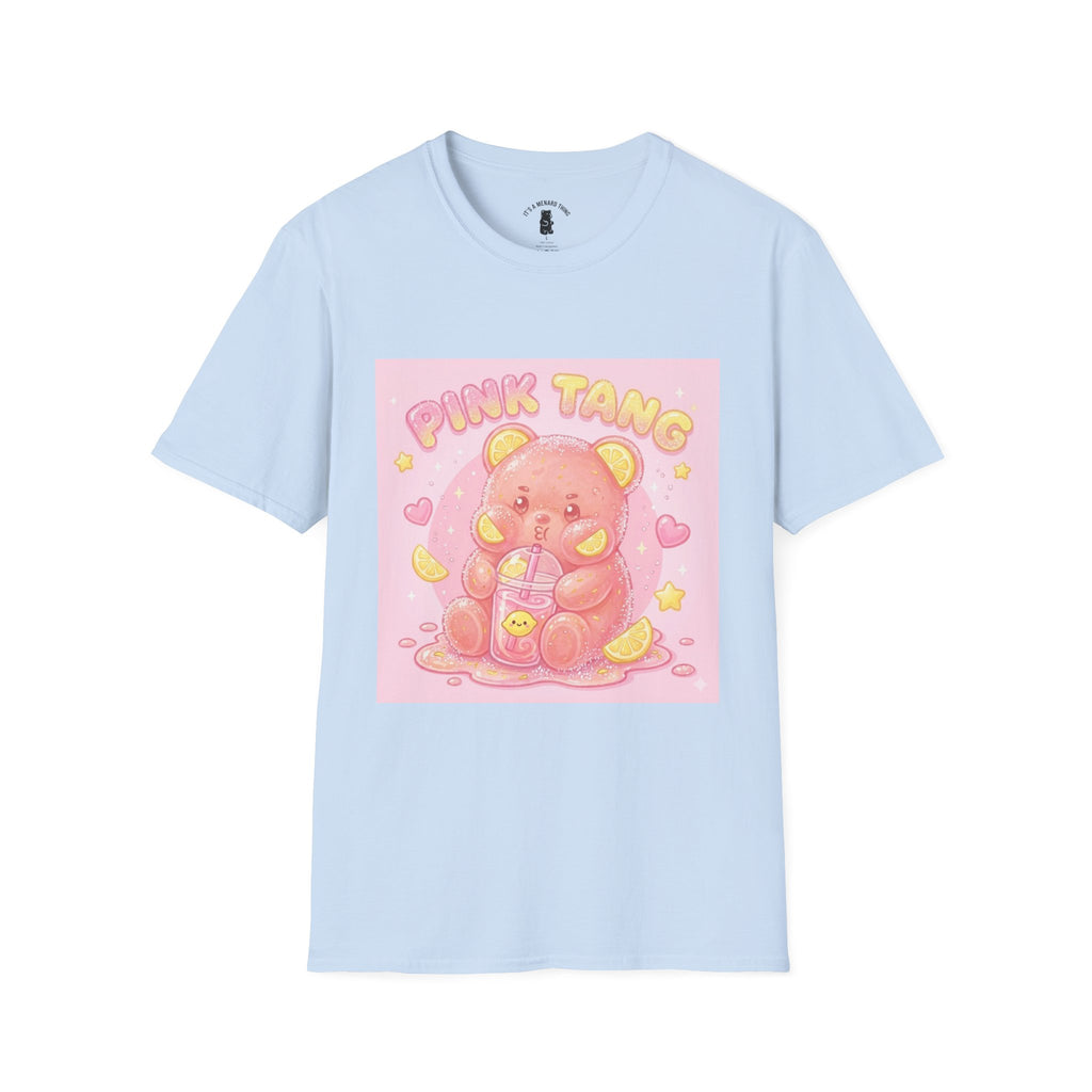 Pink Lemonaid Sour Gooey Gummy Bear T-Shirt -Kawaii Graphic Tee