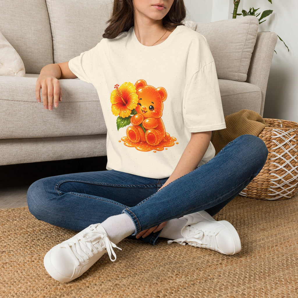 Hello Hibiscus, Orange Oozy Bear Gummy Friend Special Flower Addition- Grap