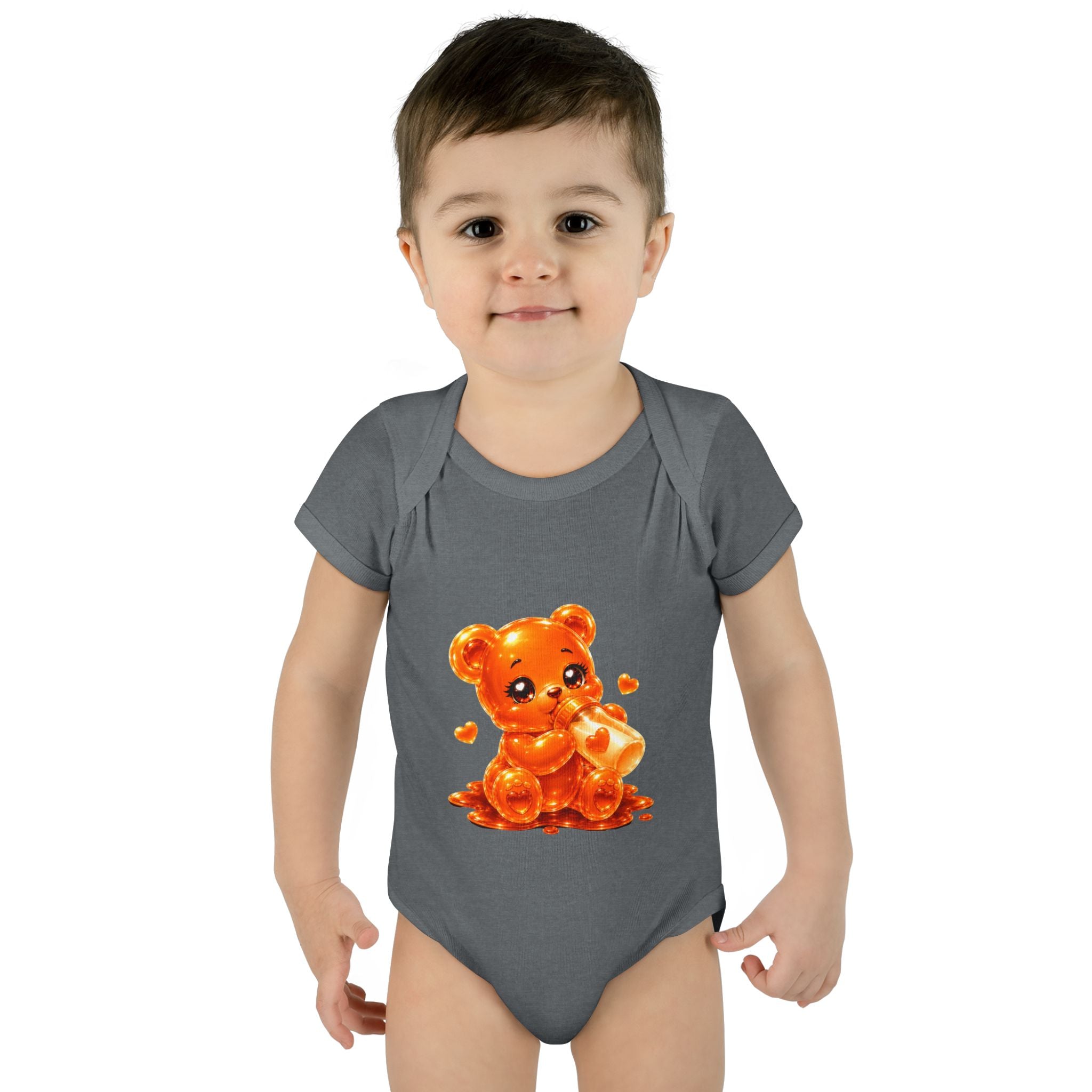 Snack Time, Oozy Baby Gummy Bear Cutie Special Addition- Graphic Onesie