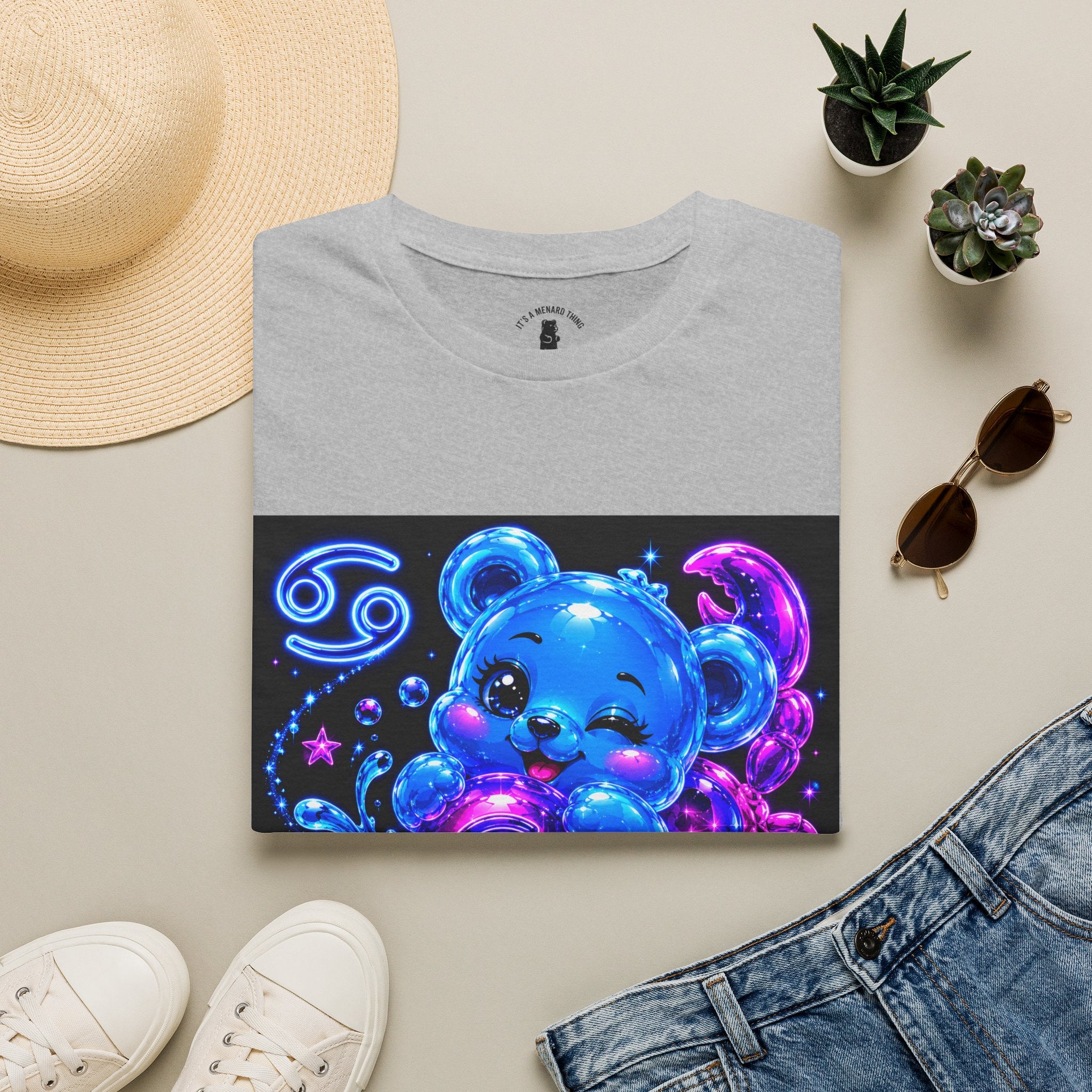 Cancer Zodiac Astrology Oozy Bears Special Addition- Graphic Shirt