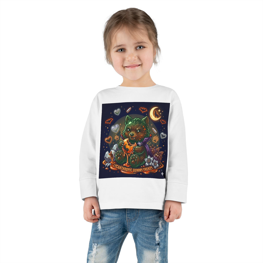 Werewolf Oozy Bear Gummy Halloween Special- Graphic Long Sleeve Shirt