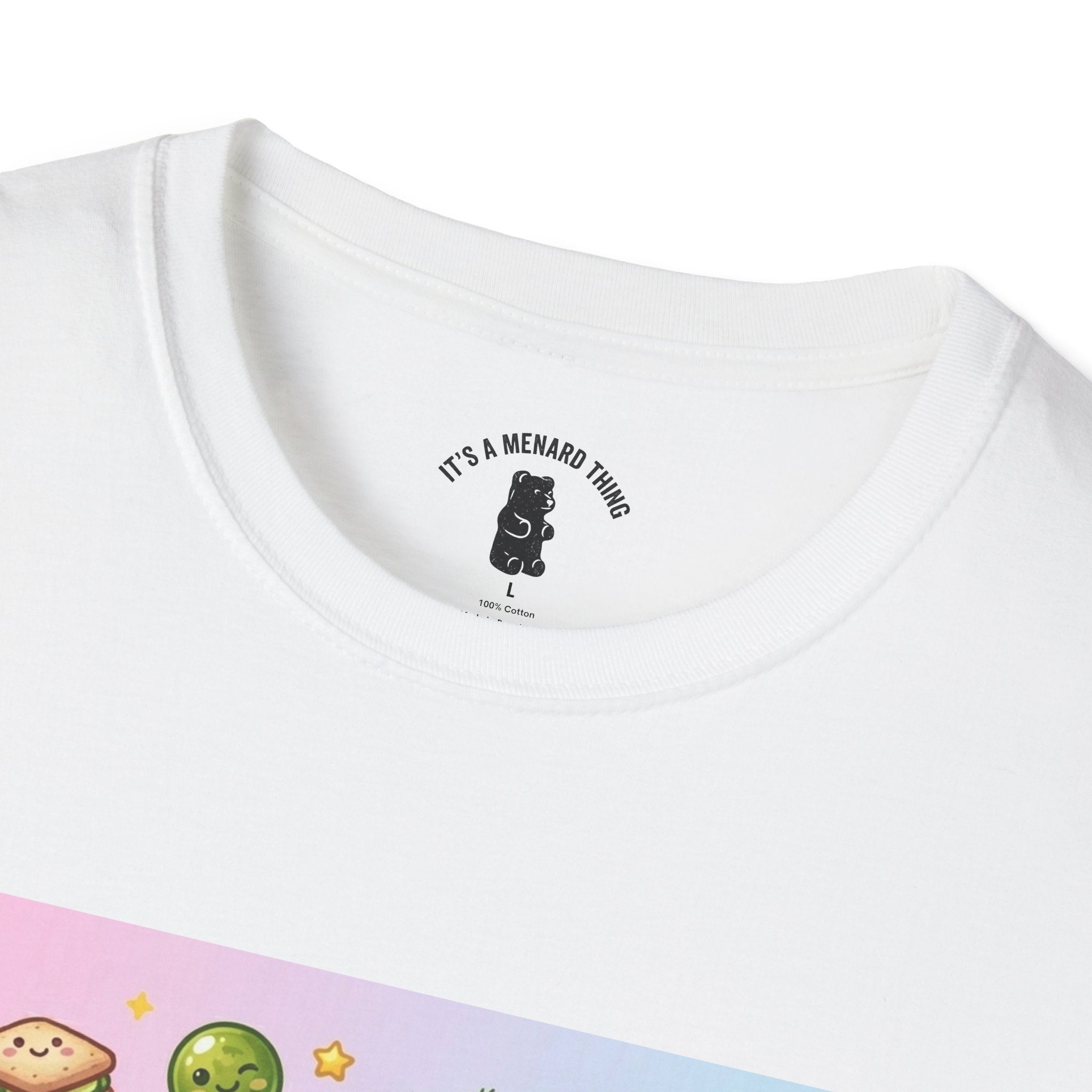 Sour Dill Pickle, Exotic Gooey Gummy Bear — Kawaii Graphic T-Shirt
